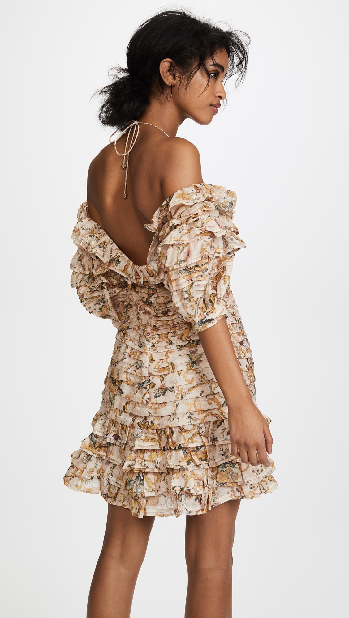 Lyst Zimmermann Painted Hearts Folds Dress