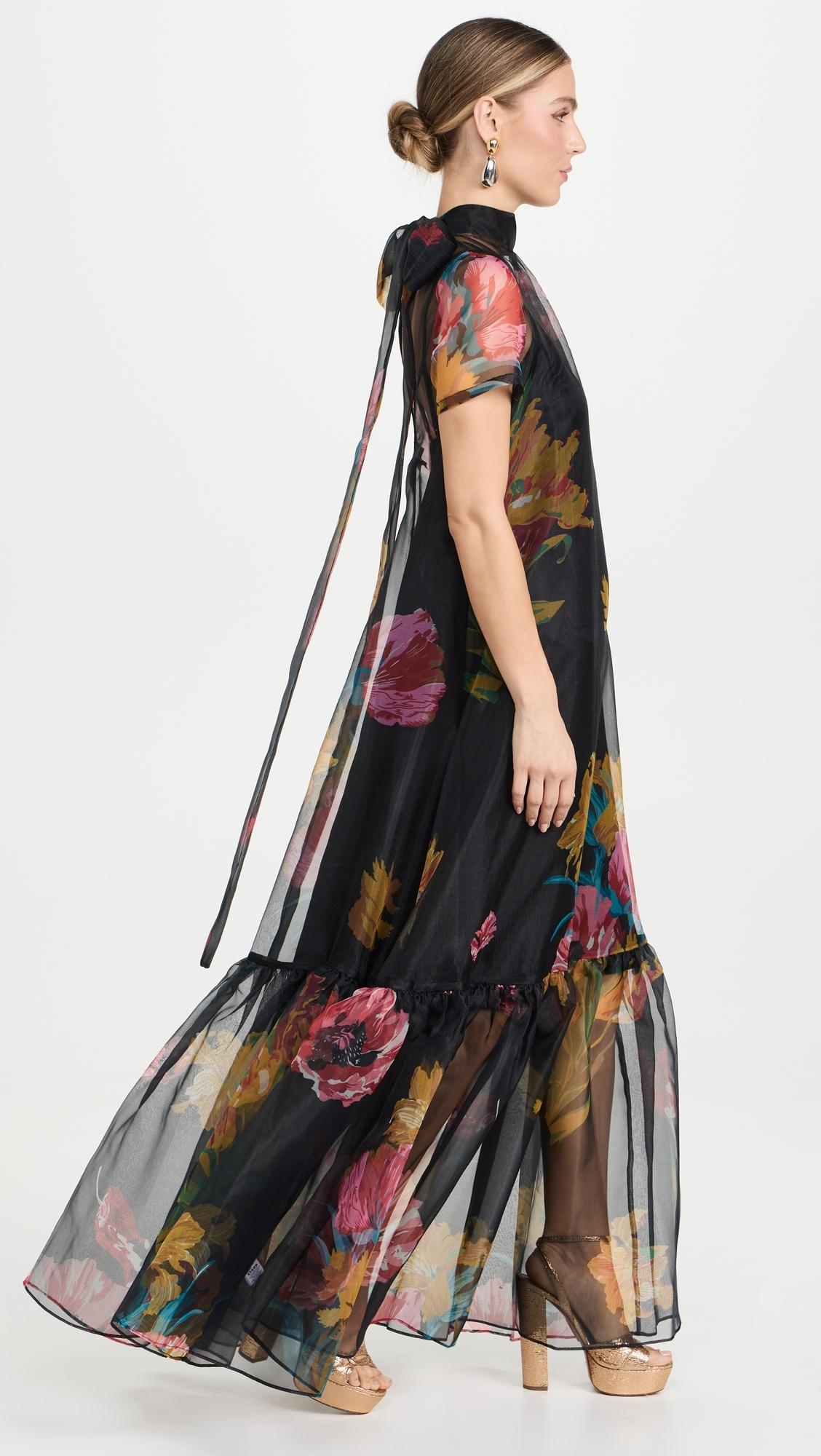 staud calluna dress black STAUD Calluna Dress in Black