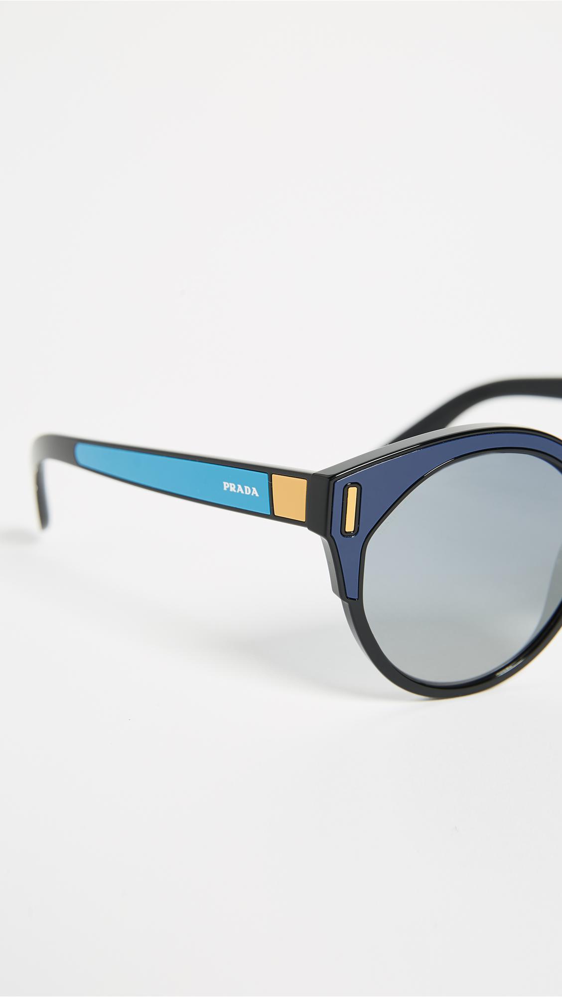 prada colorblock sunglasses