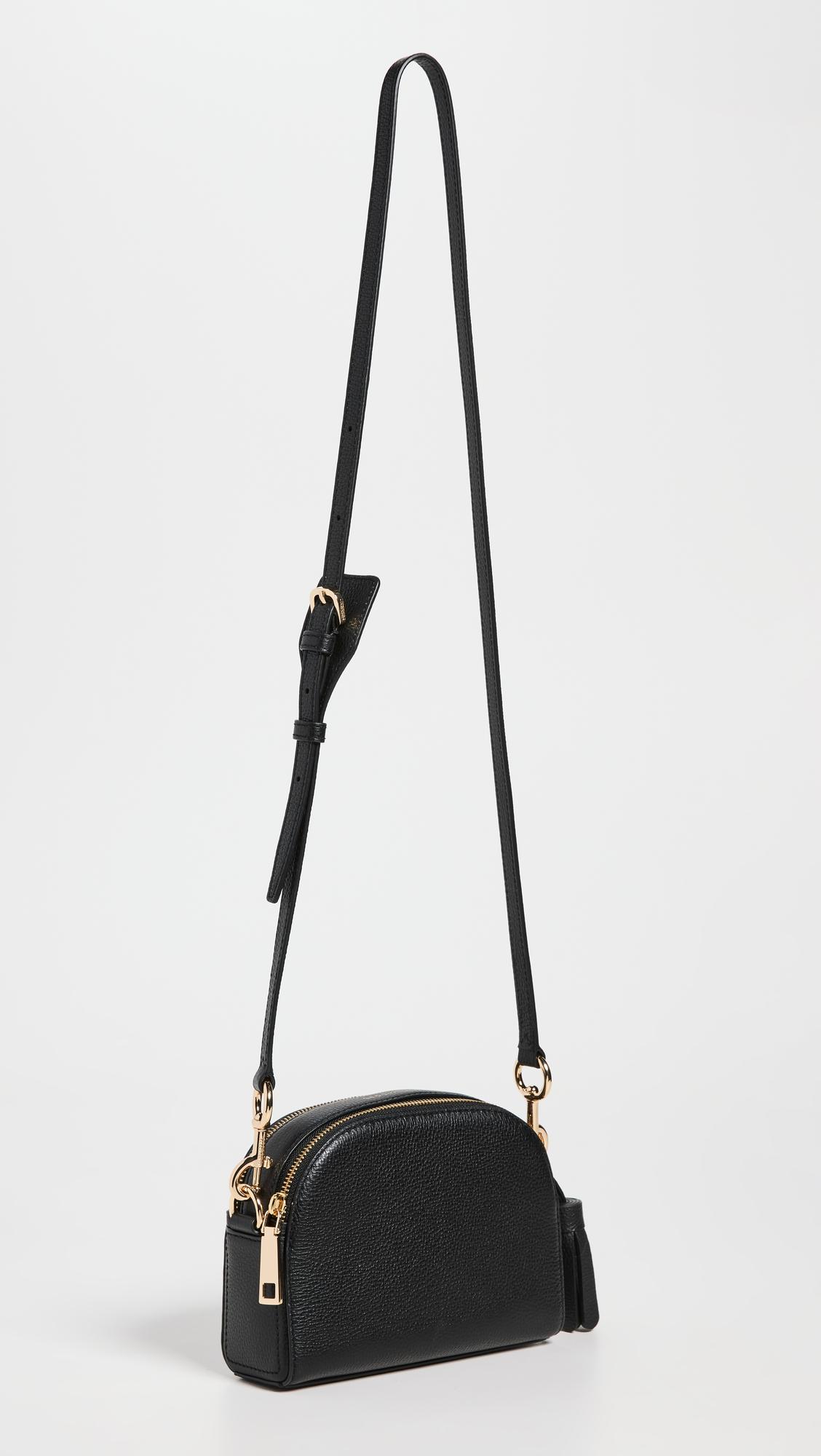 Marc jacobs shutter leather half moon crossbody bag best sale
