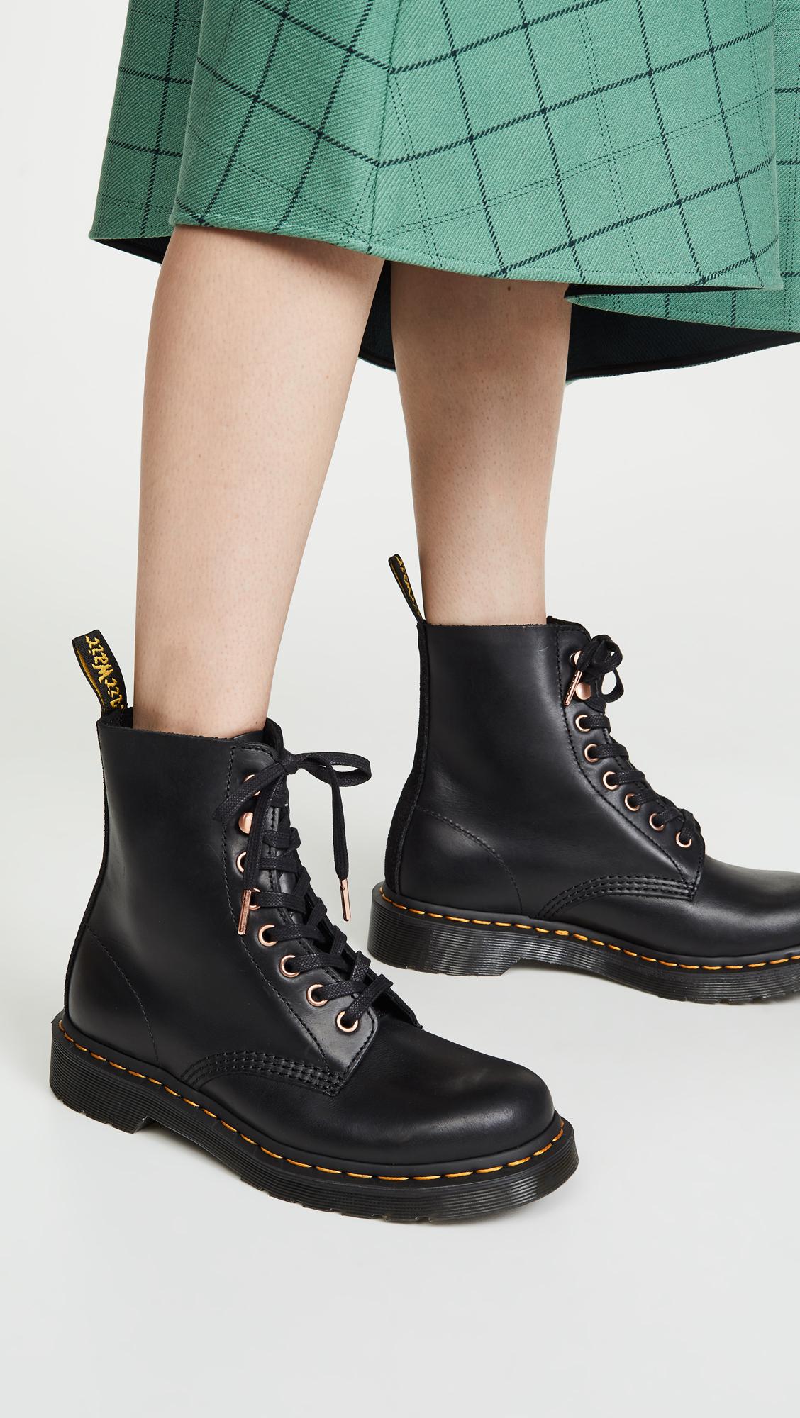 Dr. Martens 1460 Pascal Ambassador Leather Boot in Black | Lyst
