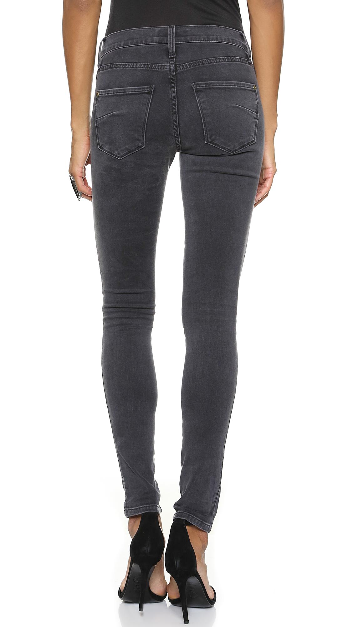 James Jeans Denim Twiggy Crux Double Front Zip Skinny Jeans in Slate ...