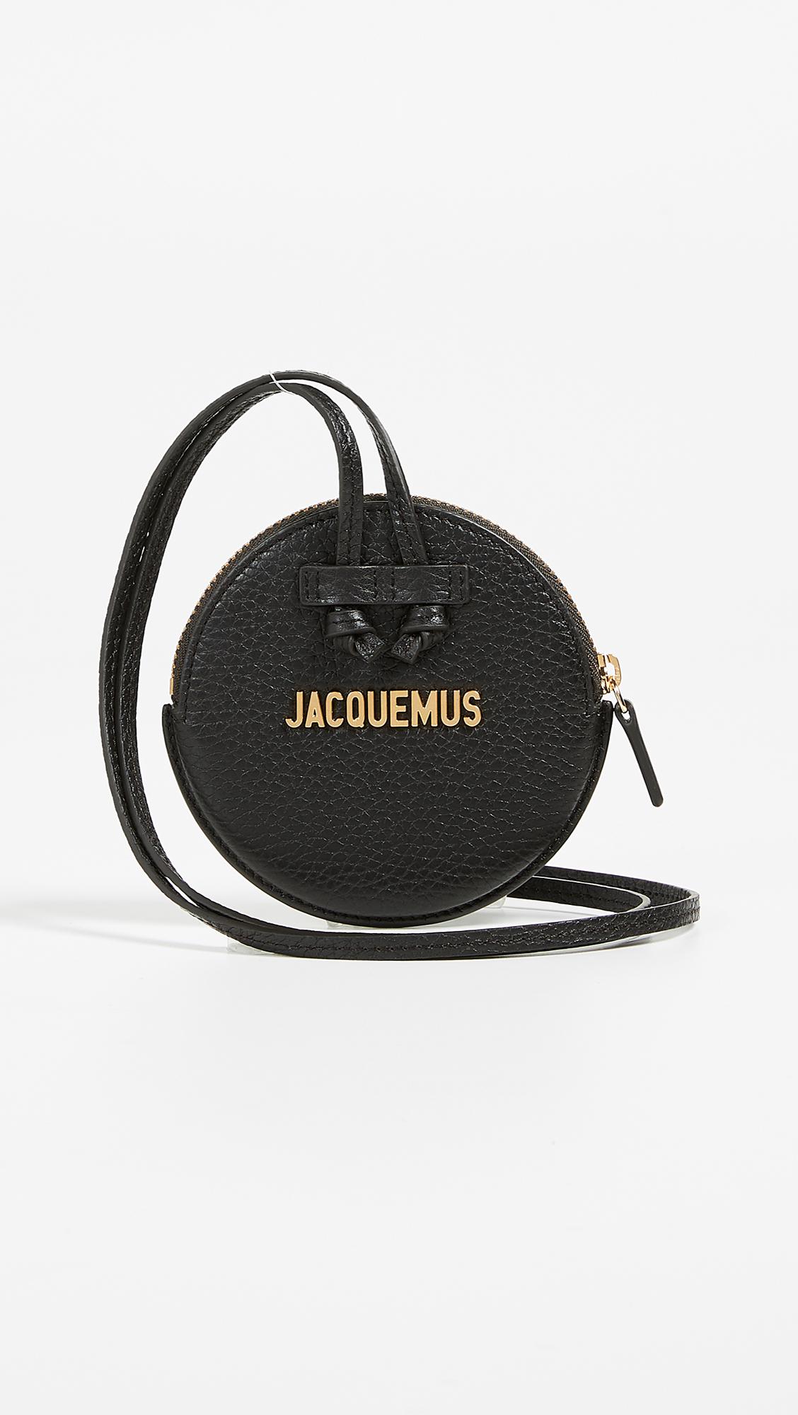 Jacquemus Le Pitchou Leather Coin Purse in Black - Lyst