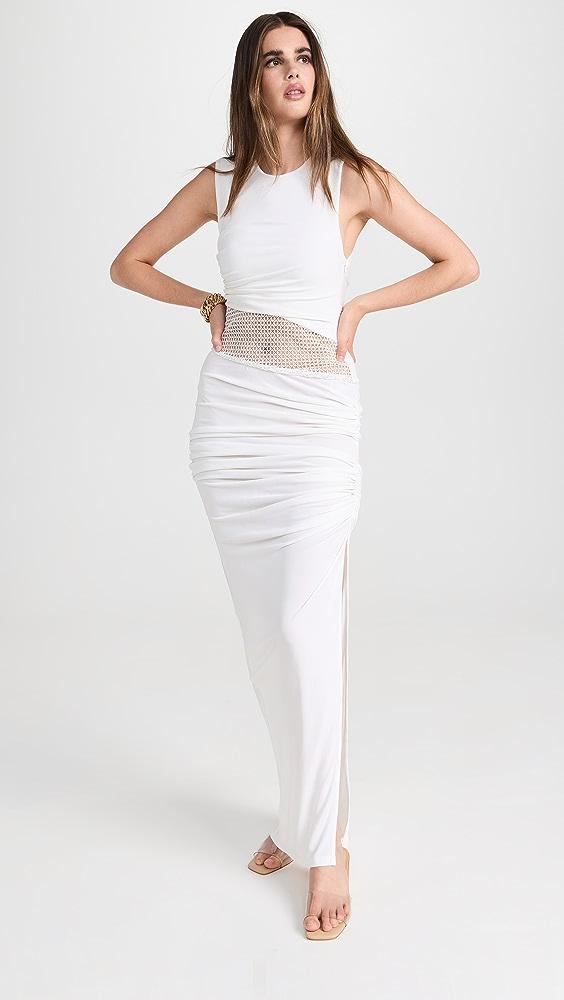 Christopher Esber Boketto Column Dress in White | Lyst