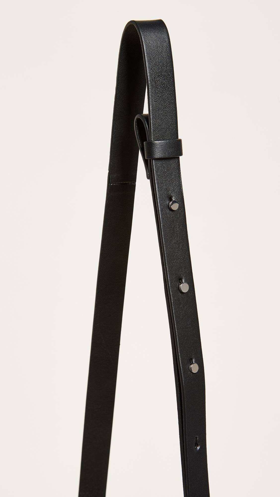 Mini sac leather crossbody bag Aesther Ekme Black in Leather - 29822947