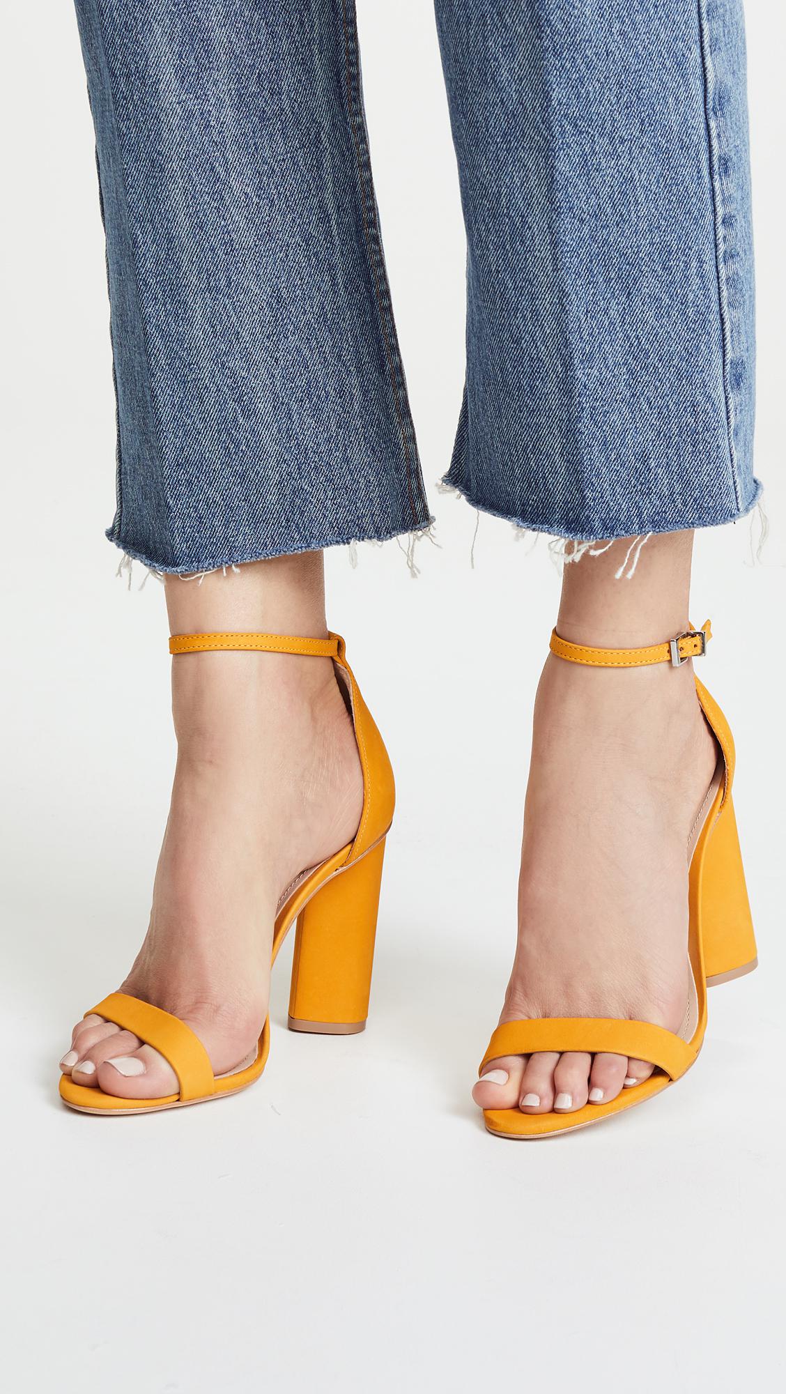 schutz geisy pvc block heel sandals