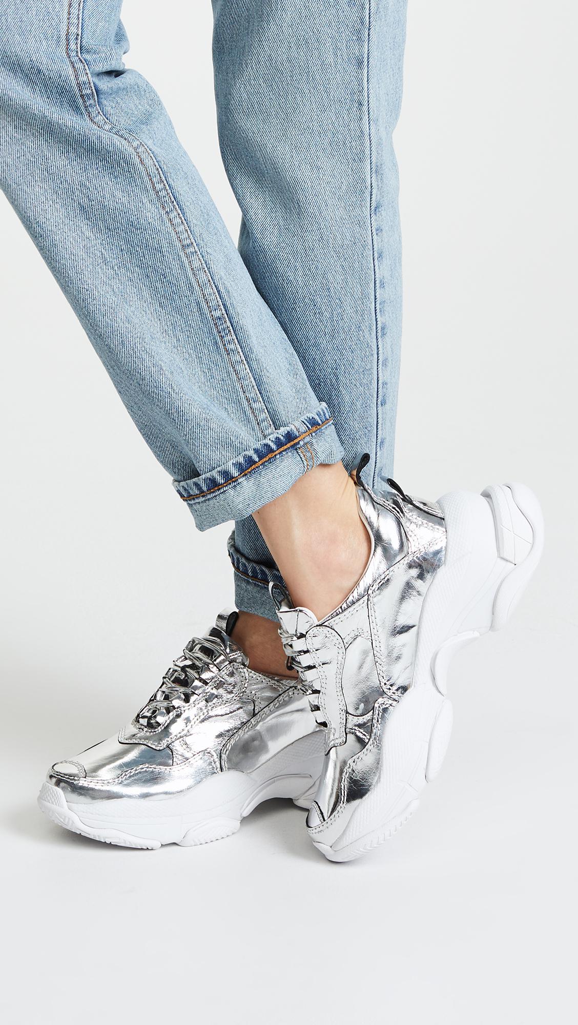 jeffrey campbell silver sneakers