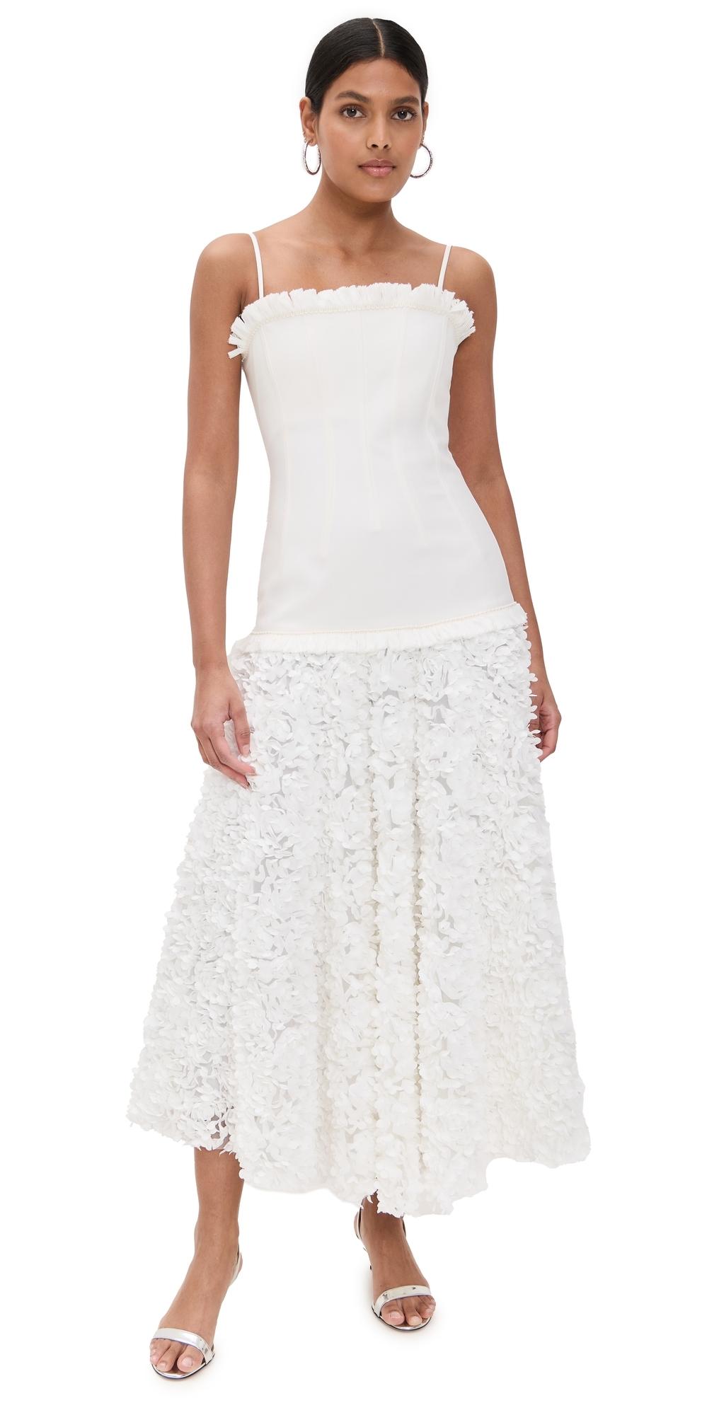 chinese dress ladies Aidan by Aidan Mattox Long Formal Floral Lace Dress