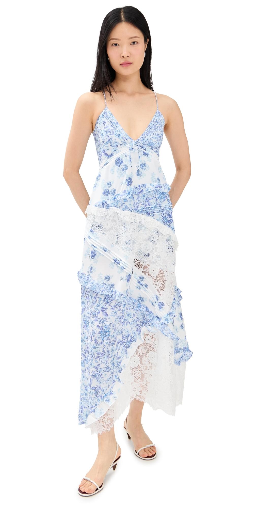 for love and lemons blue dress & Rosalyn Mini in FOR LOVE & LEMONS Jasmine