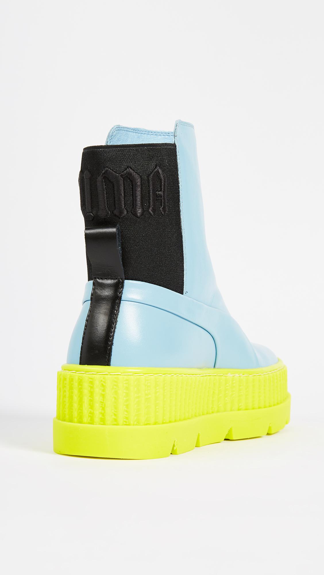PUMA Leather Fenty X Chelsea Sneaker Boots | Lyst