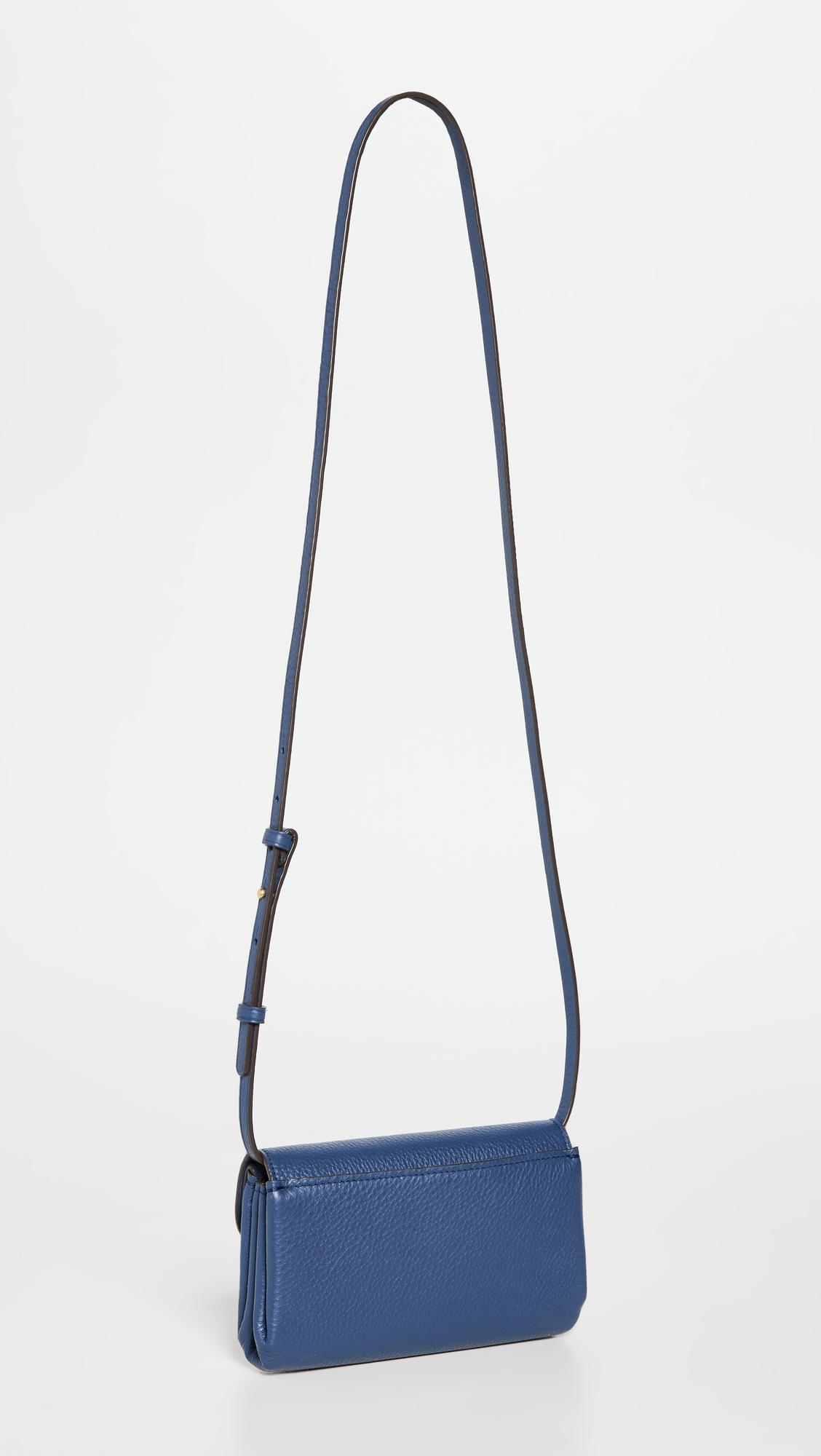 Tory Burch Miller Wallet Crossbody Bag in Blue | Lyst Canada