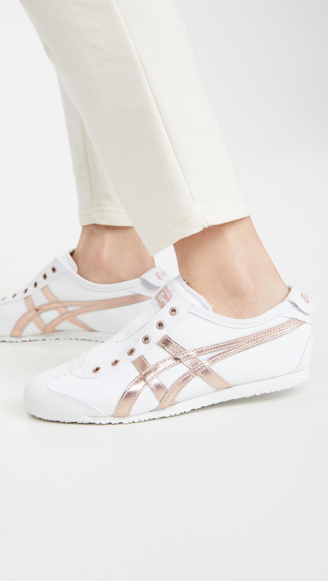 Onitsuka Tiger Mexico 66 Slip On Sneakers in White | Lyst