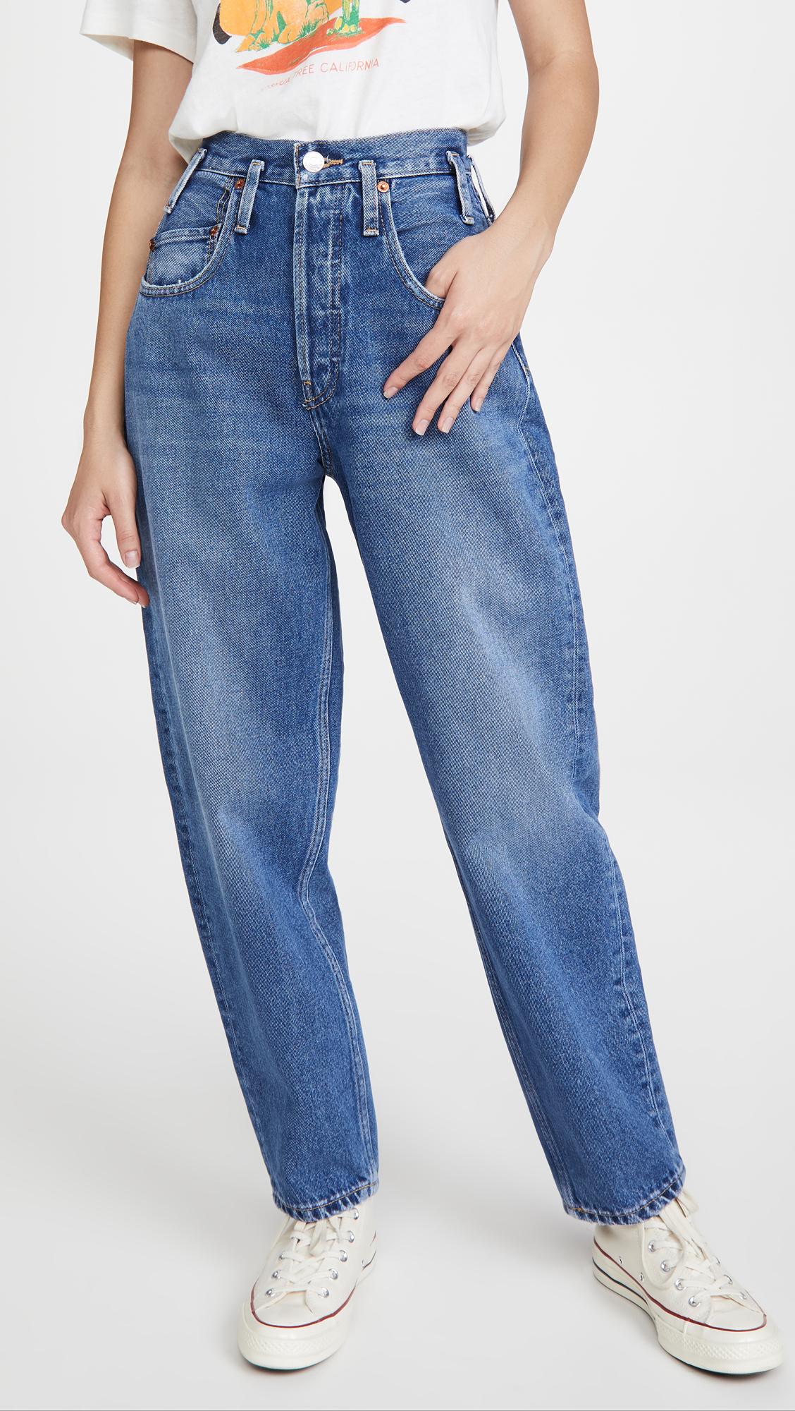 RE/DONE Denim '80s Peg Leg Jeans in 
