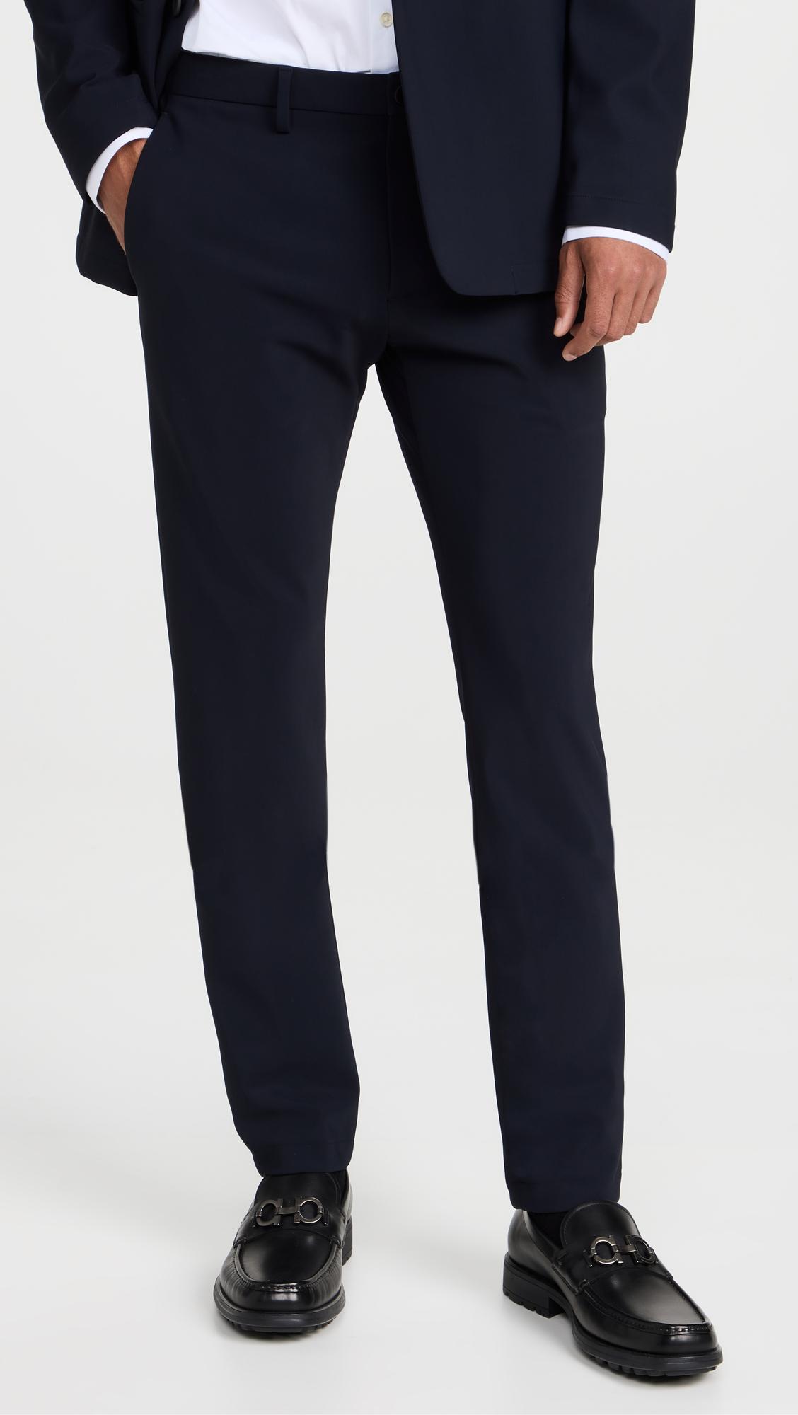 Theory Zaine Precision Ponte Suit Trousers in Blue for Men | Lyst