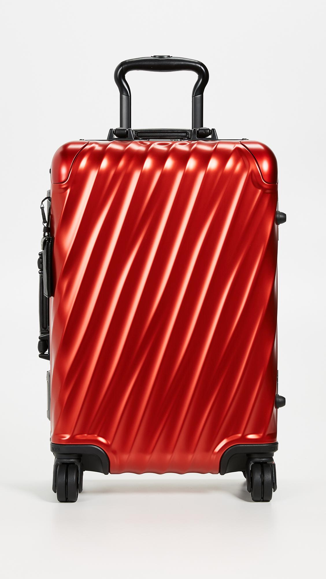 Tumi 19 Degree Aluminium International Carry On Suitcase in Red - Lyst