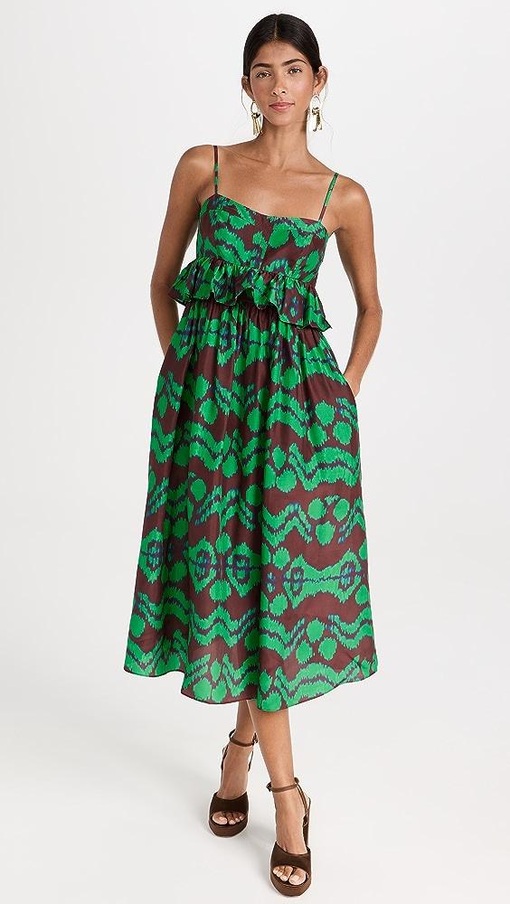 Ulla Johnson Amaliya Dress in Green | Lyst