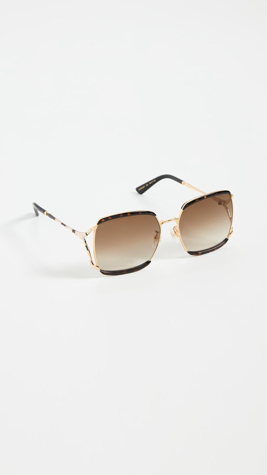 gucci fork sunglasses