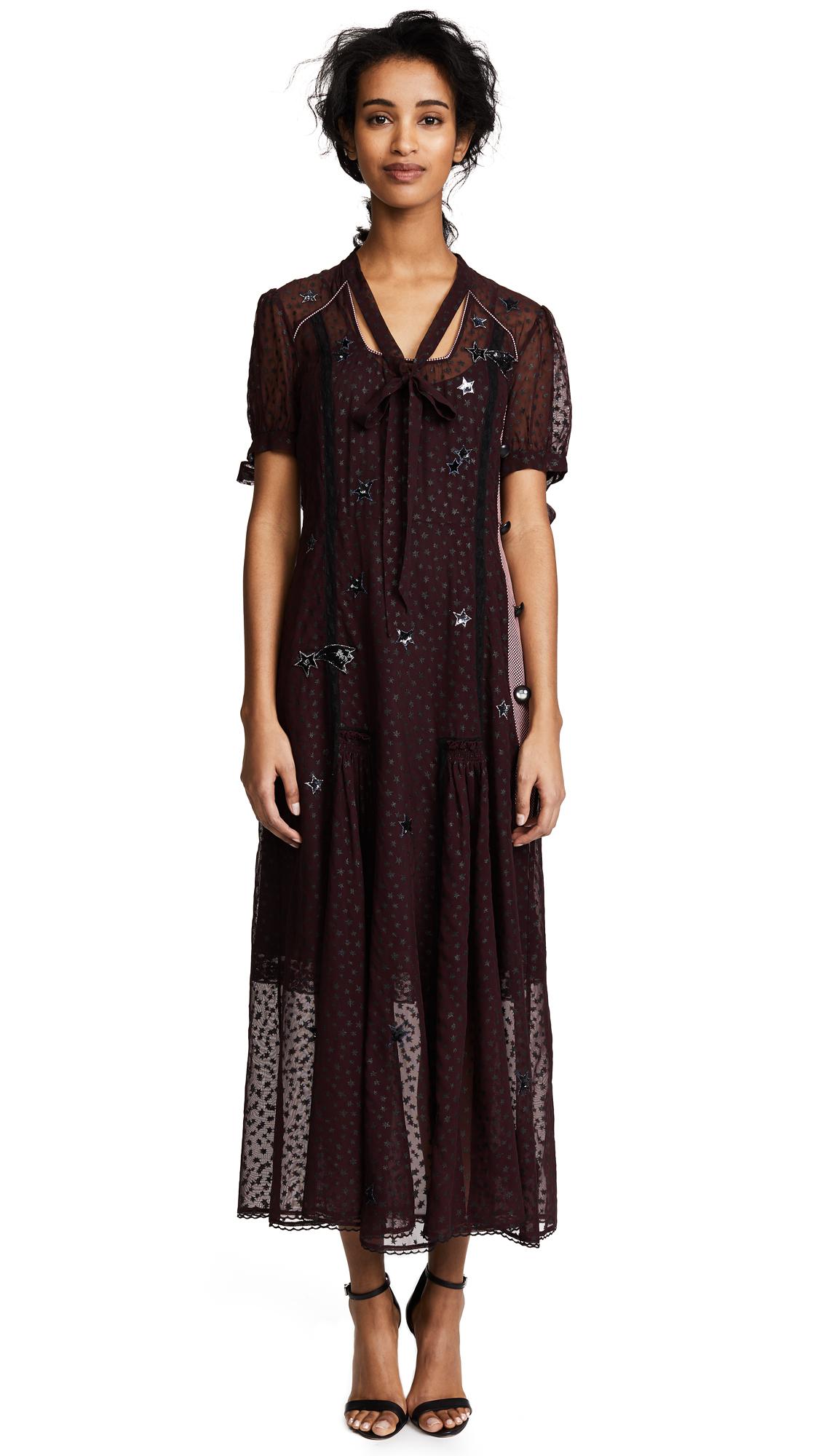 COACH Long Star Print Dress | Lyst