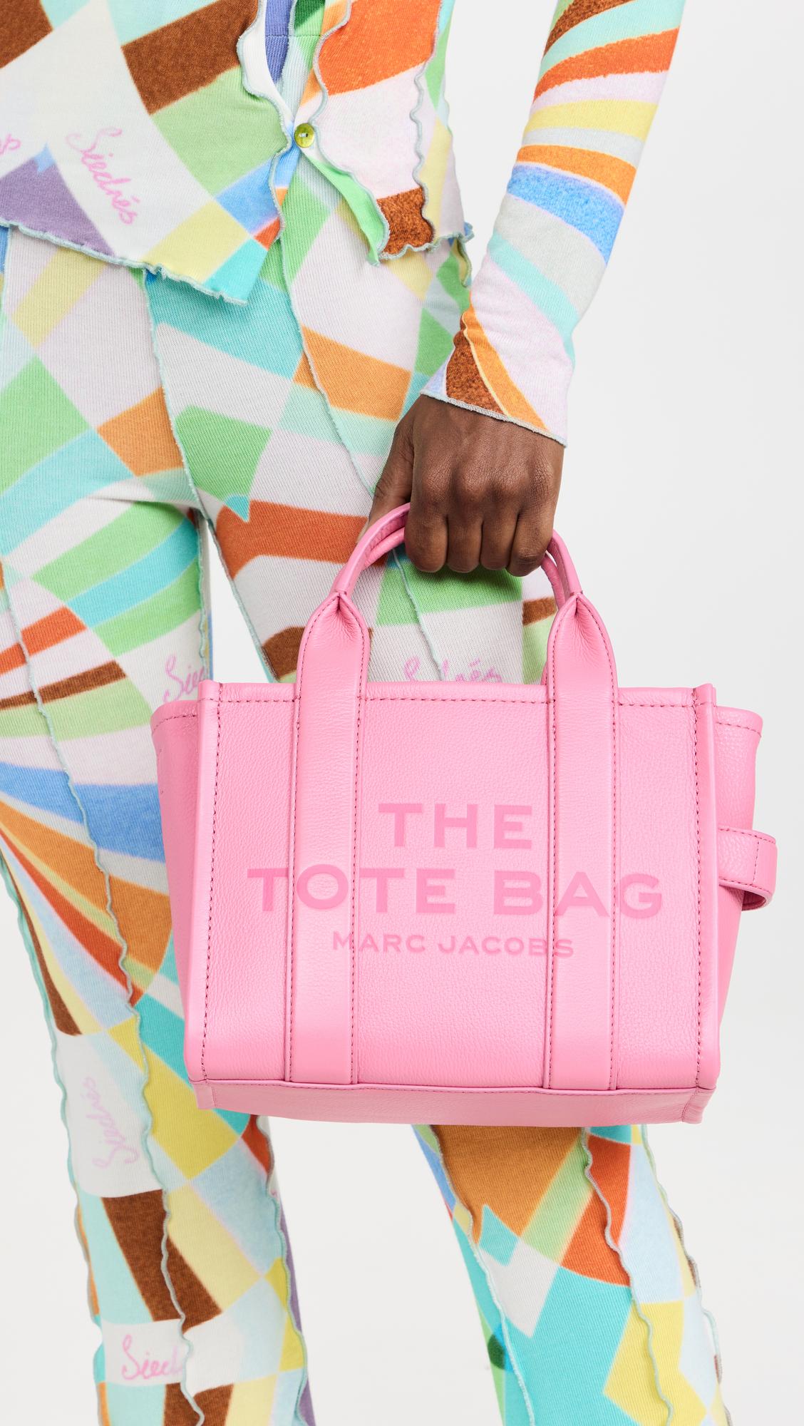 Marc Jacobs The Tote Bag Mini Tote Bag Leather Pink