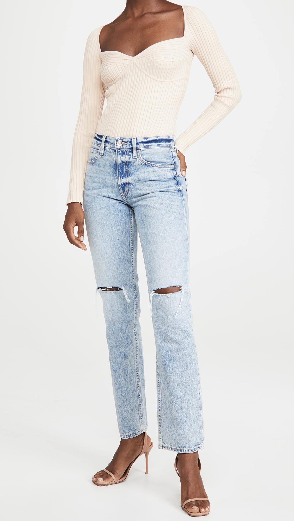 jonathan simkhai ribbed bustier crop top