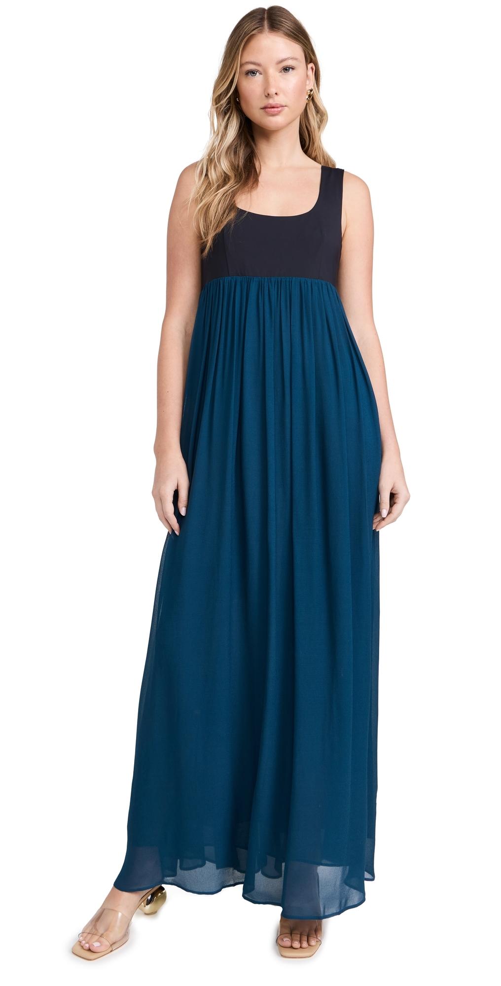 ciao lucia blue dress Gia Dress Baby Blue Sustainable Stripe