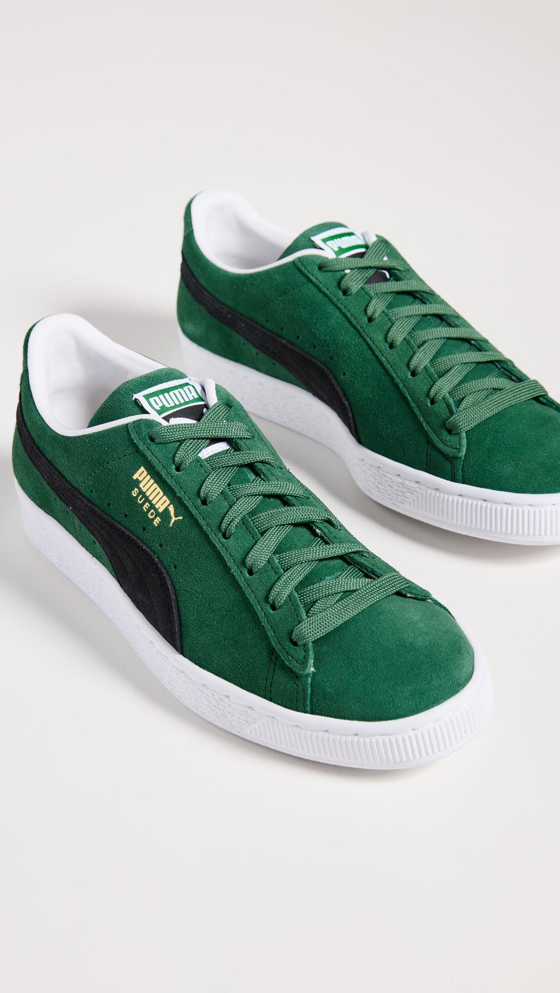 PUMA Suede Classic Xxi Sneakers in Green for Men | Lyst