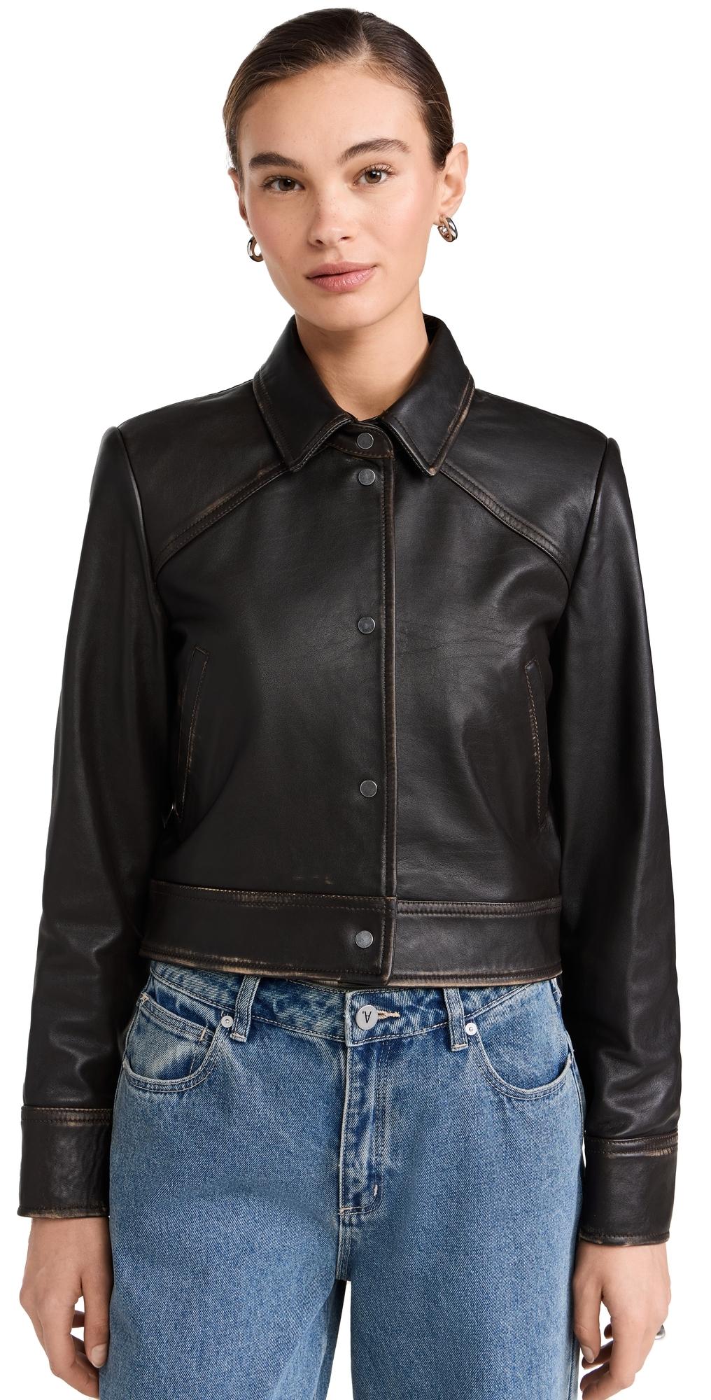 IRO Demet Jacket In Black Lyst iro-demet-jacket-in-black-lyst