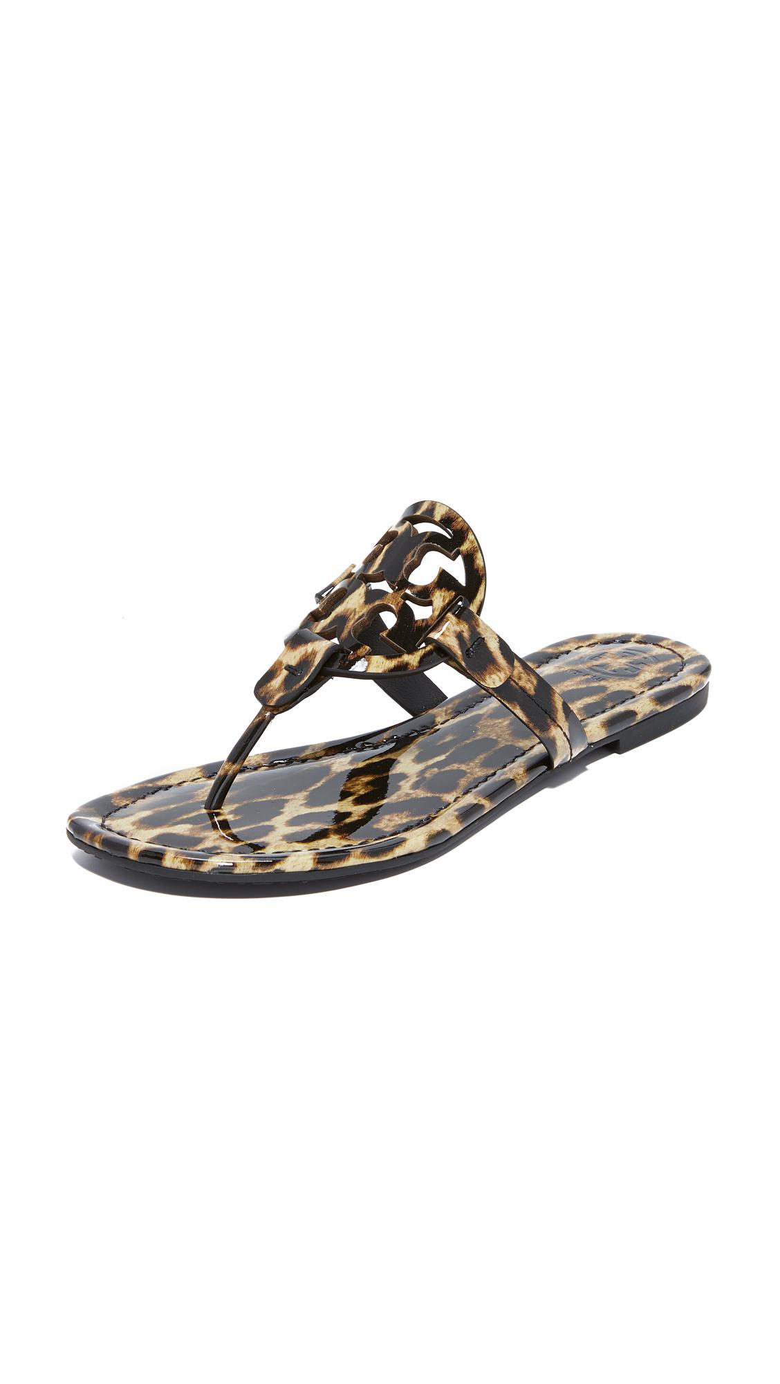 leopard miller sandals