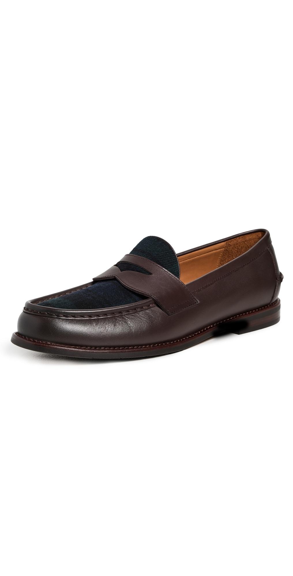 Polo Ralph Lauren Plaid Penny Loafers in Black for Men | Lyst display picture 2