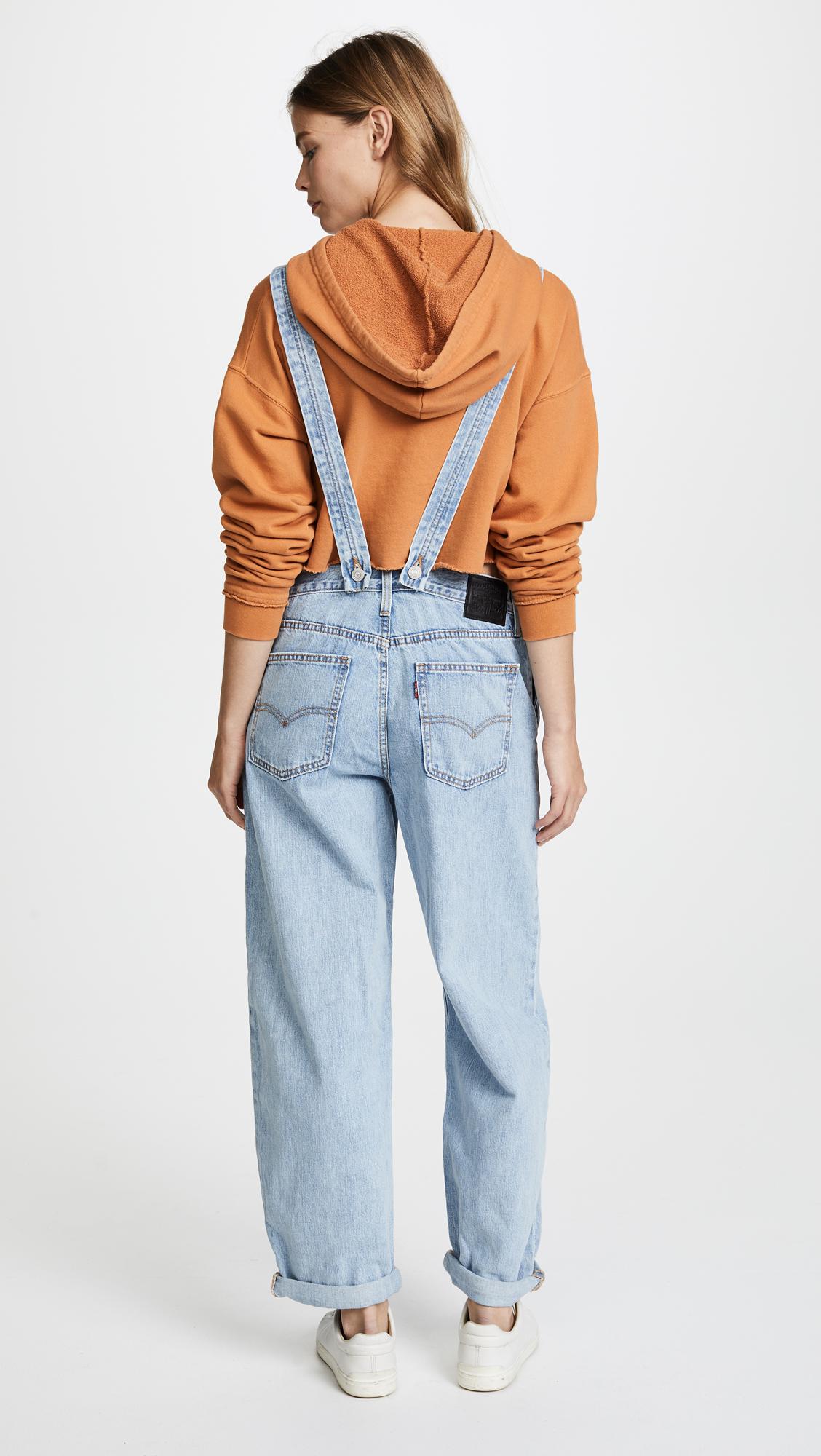 Levi's Baggy Overalls in Blue | Lyst