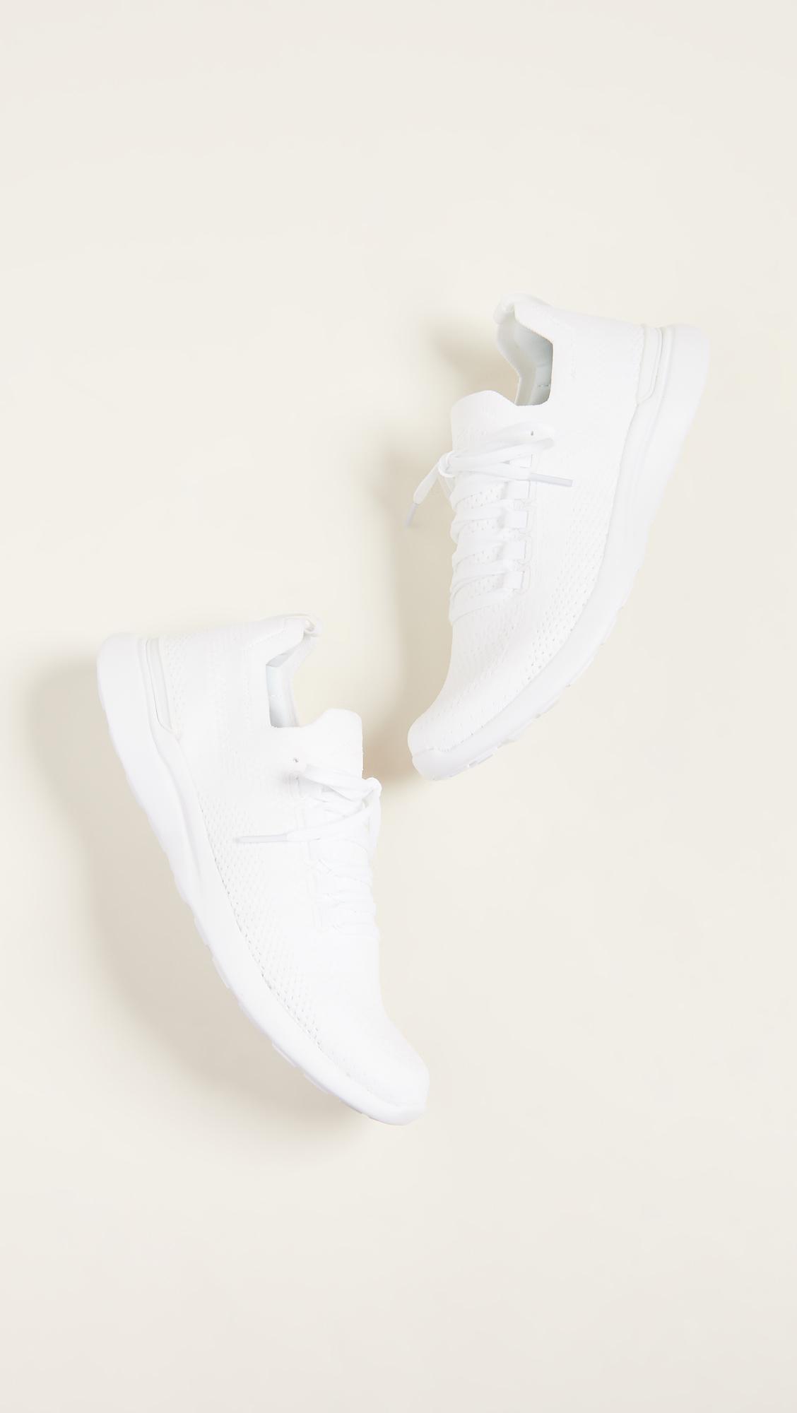 apl all white sneakers