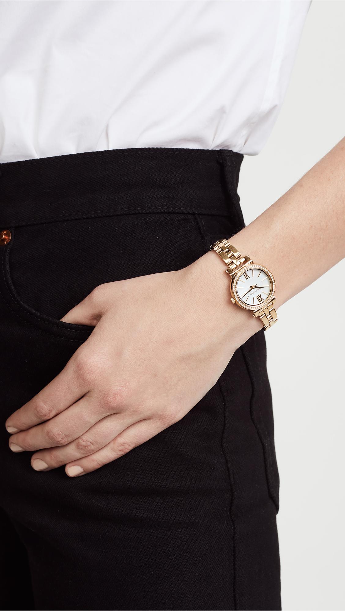 attribut hele Awakening Michael Kors Petite Sofie Watch, 25mm in Gold (Metallic) - Lyst