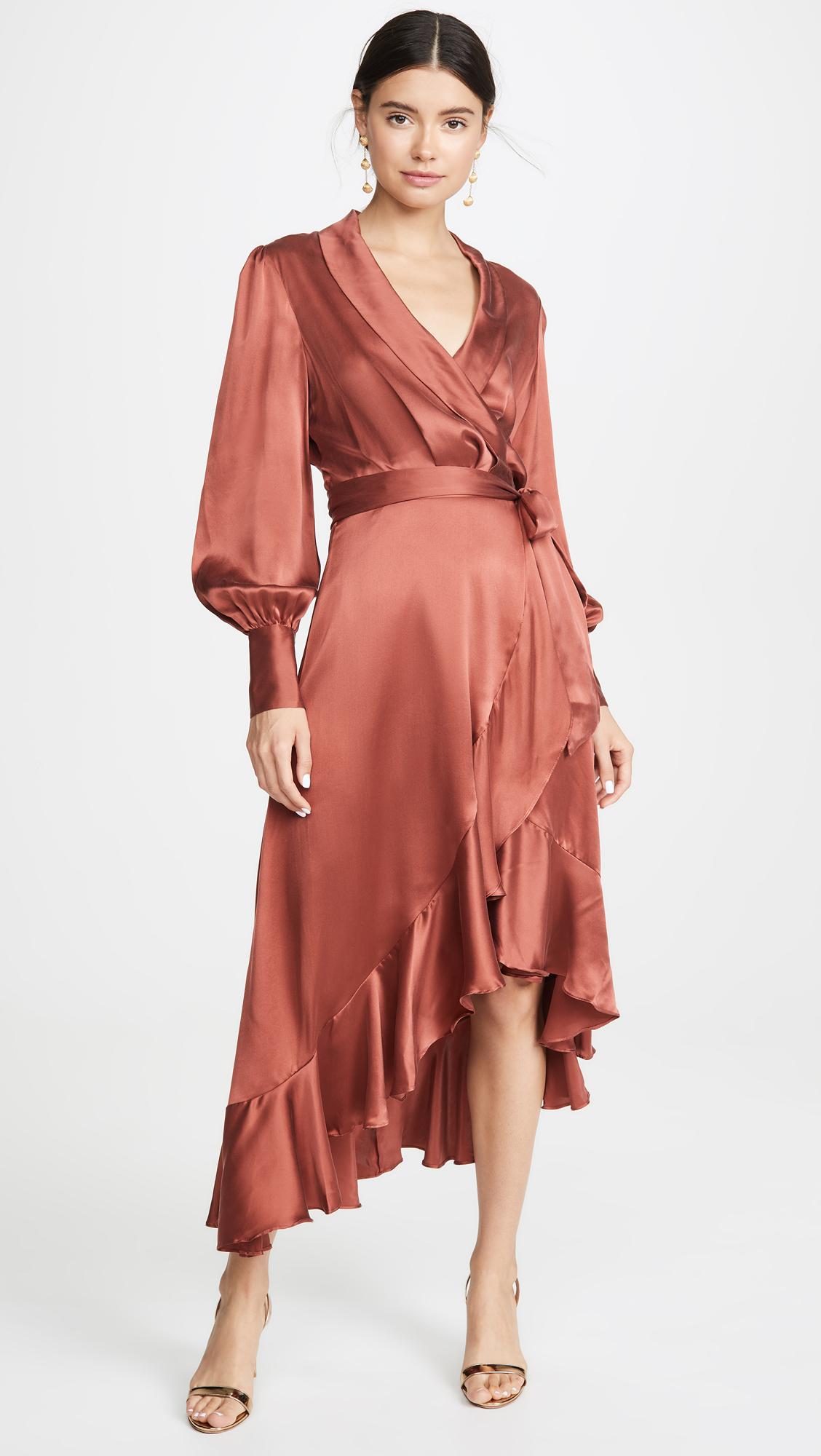 zimmermann batwing silk midi