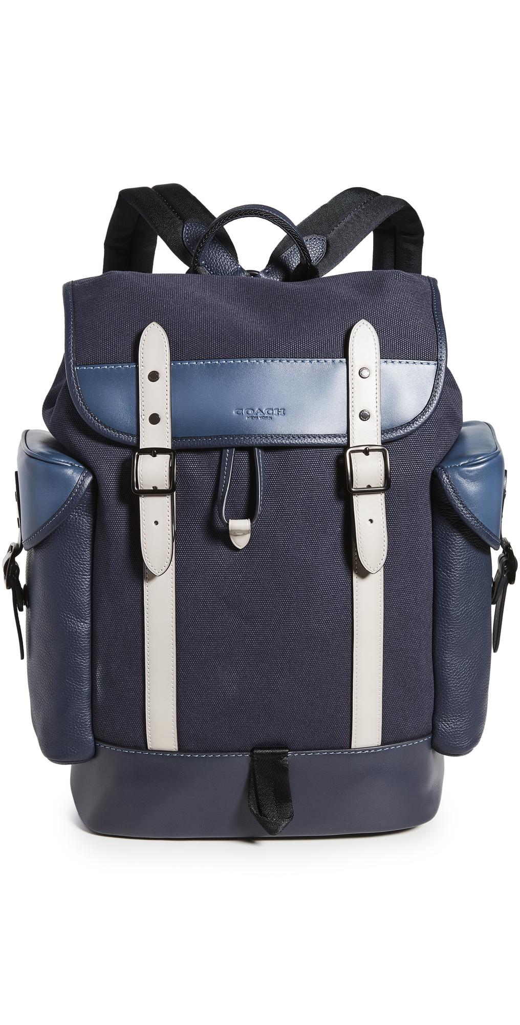 COACH Hitch Backpack in Blue | Lyst