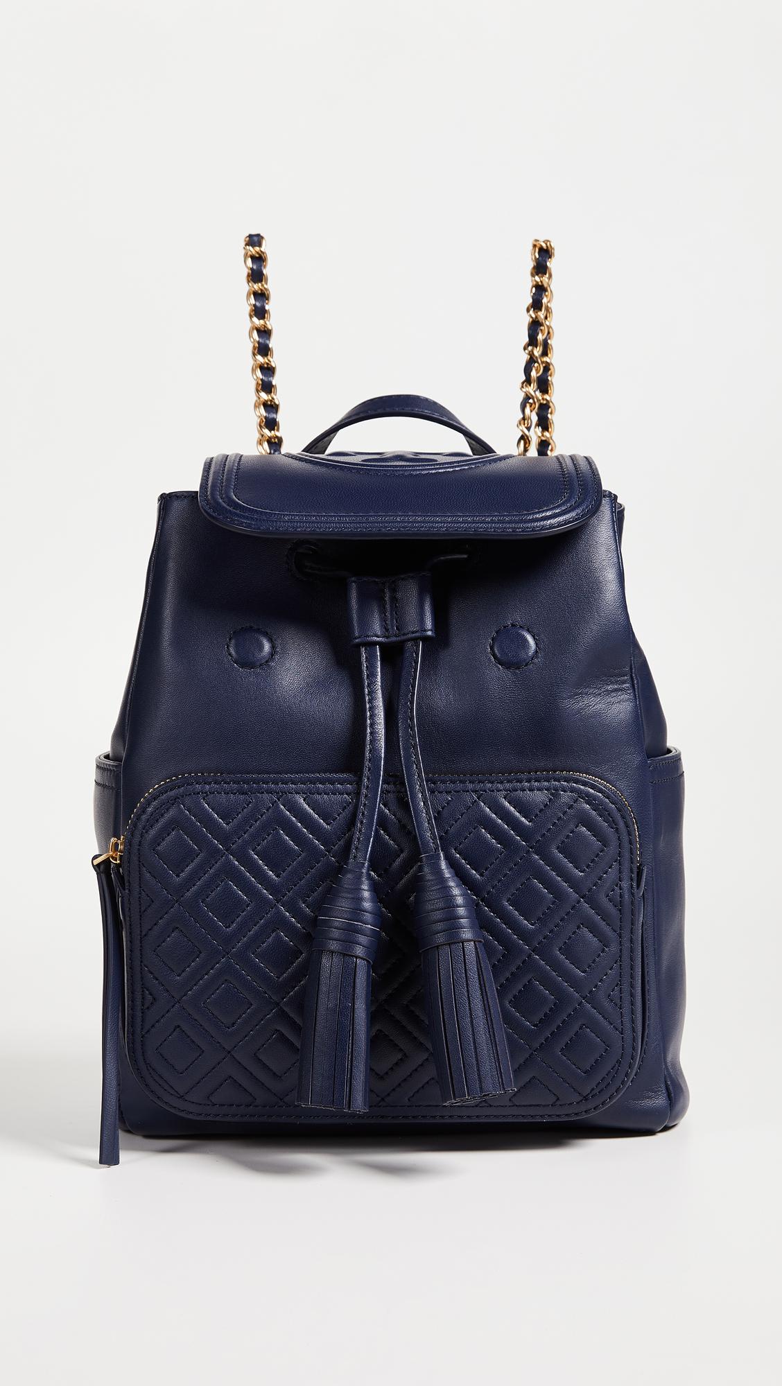 Tory Burch Fleming Backpack in Blue - Save 43% - Lyst