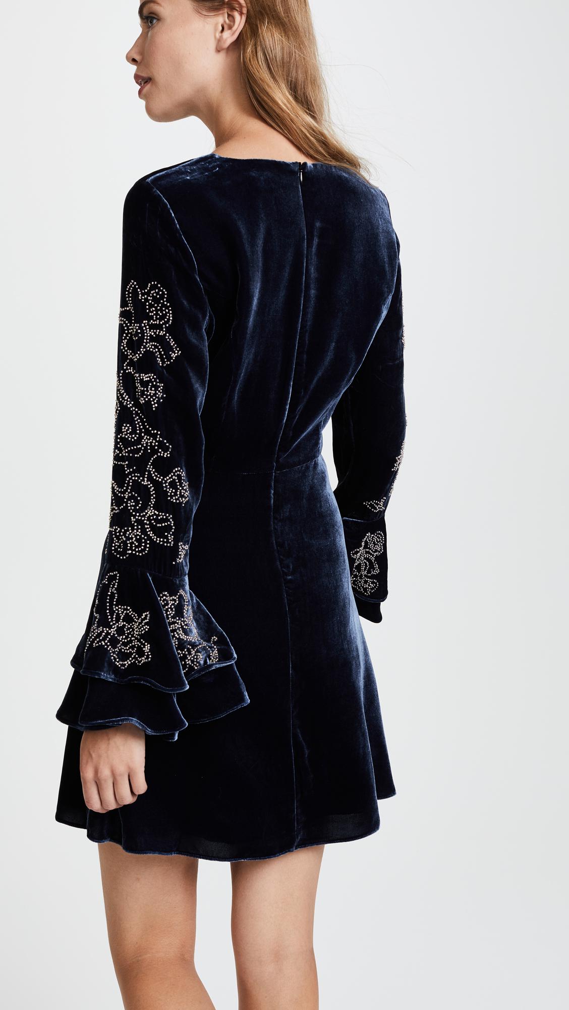 parker artie velvet dress