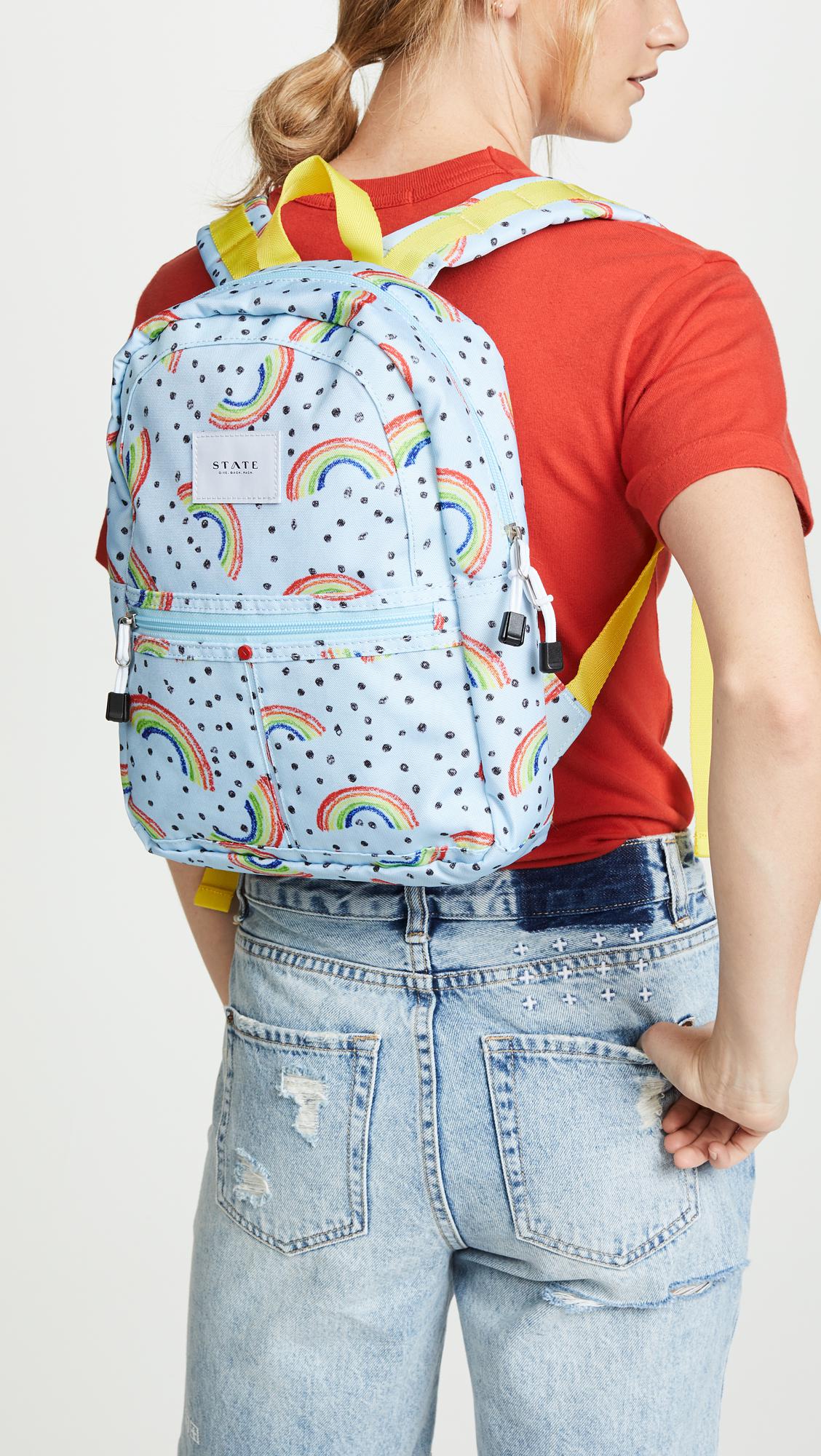 State Mini Kane Rainbows Backpack in Blue | Lyst