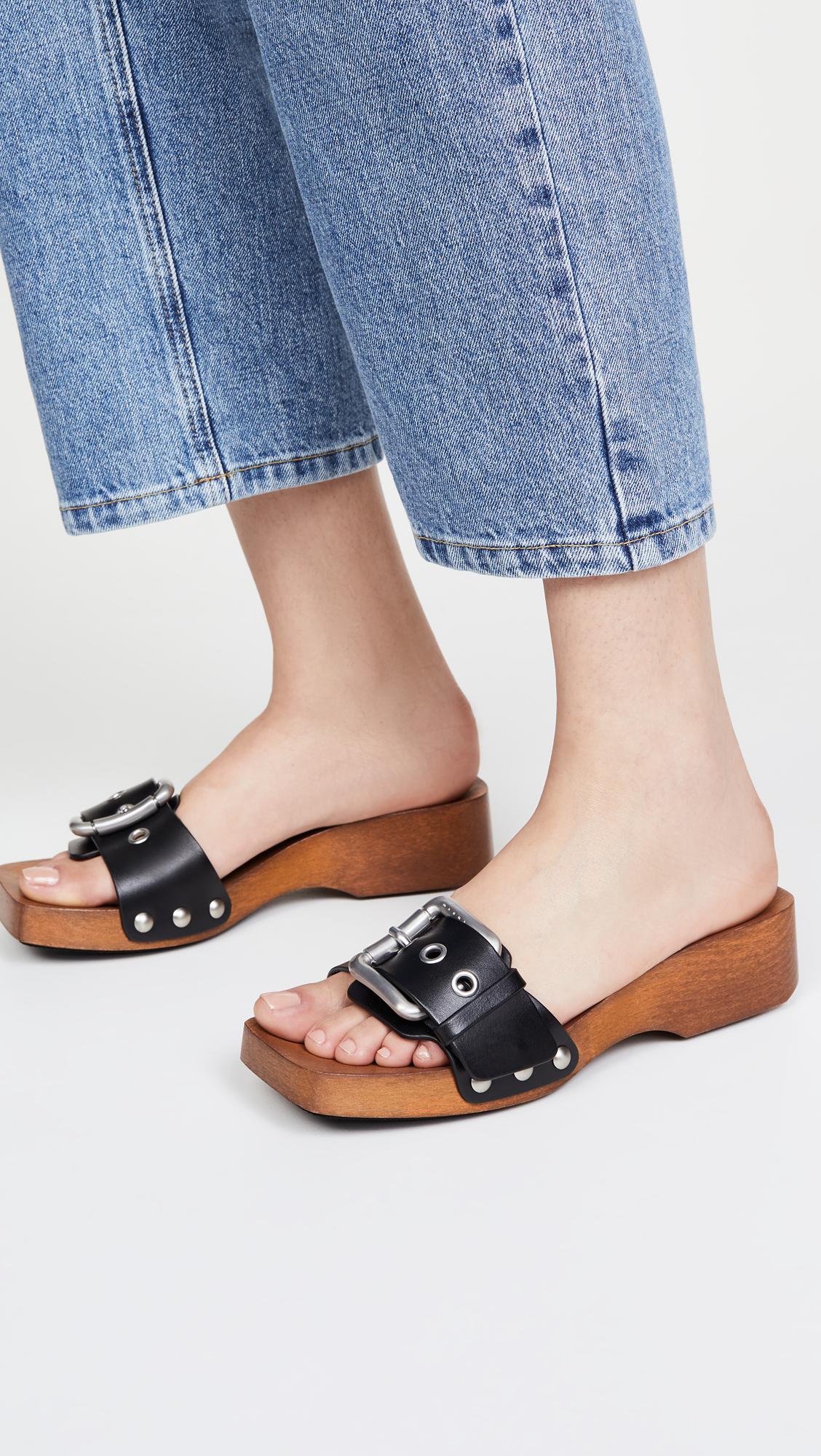 Buckle clogs Clearance
