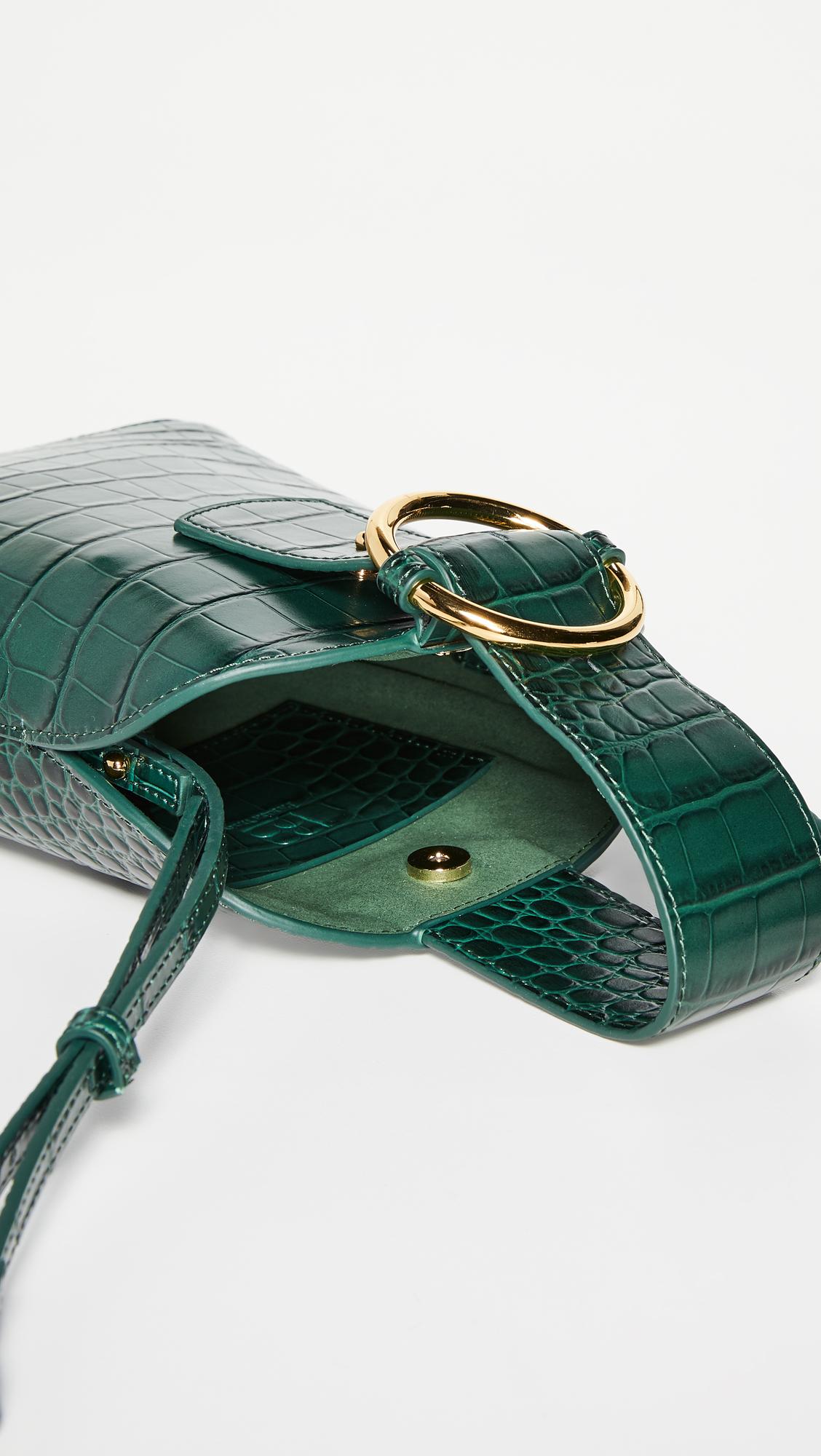 Parisa Wang | The Carrie Bracelet Bag Green