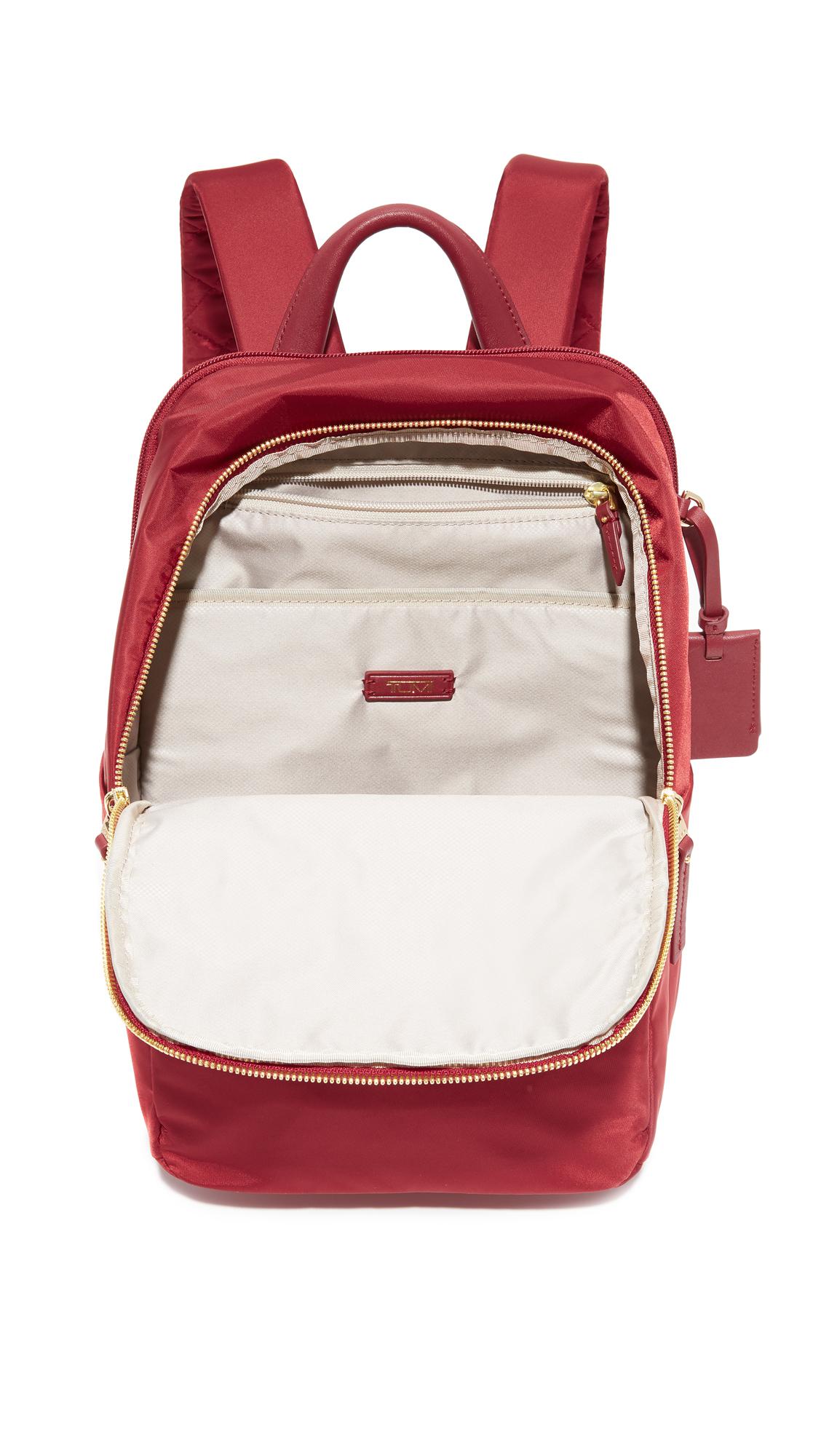 Tumi Daniella Small Backpack in Crimson (Red) - Lyst