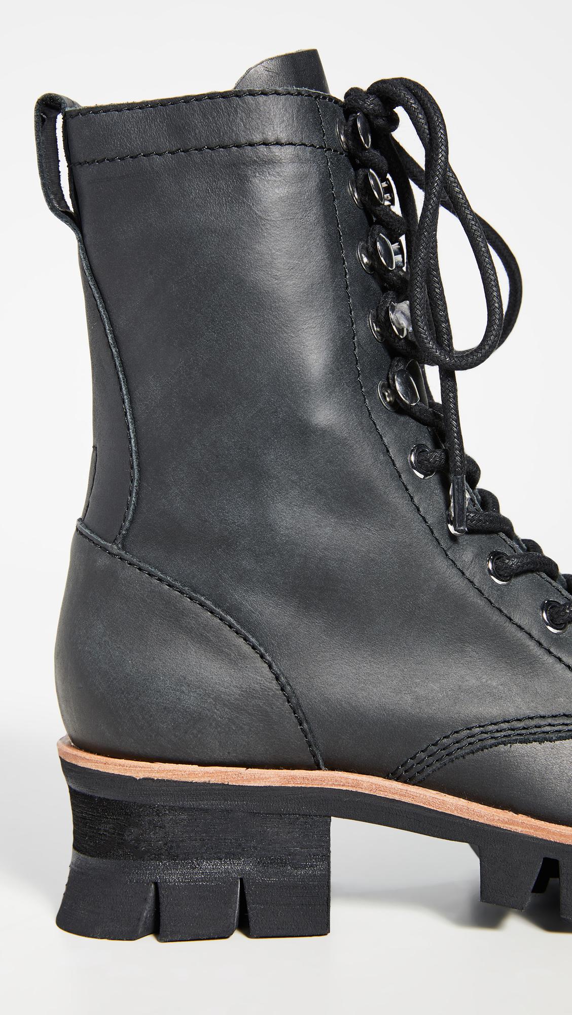 jeffrey campbell black combat boots