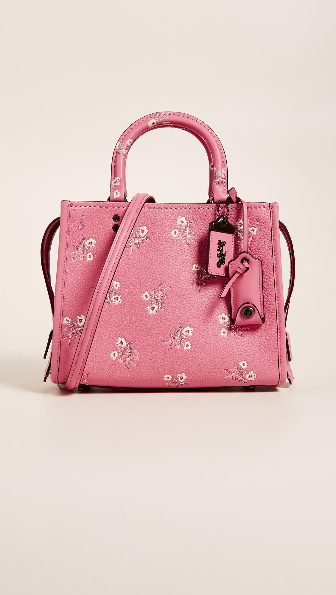 Coach floral hot sale bow print