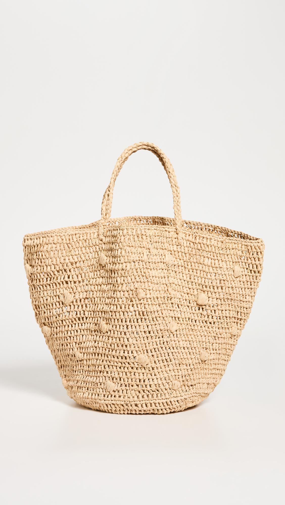 Hat Attack Dotty Tote in Natural | Lyst