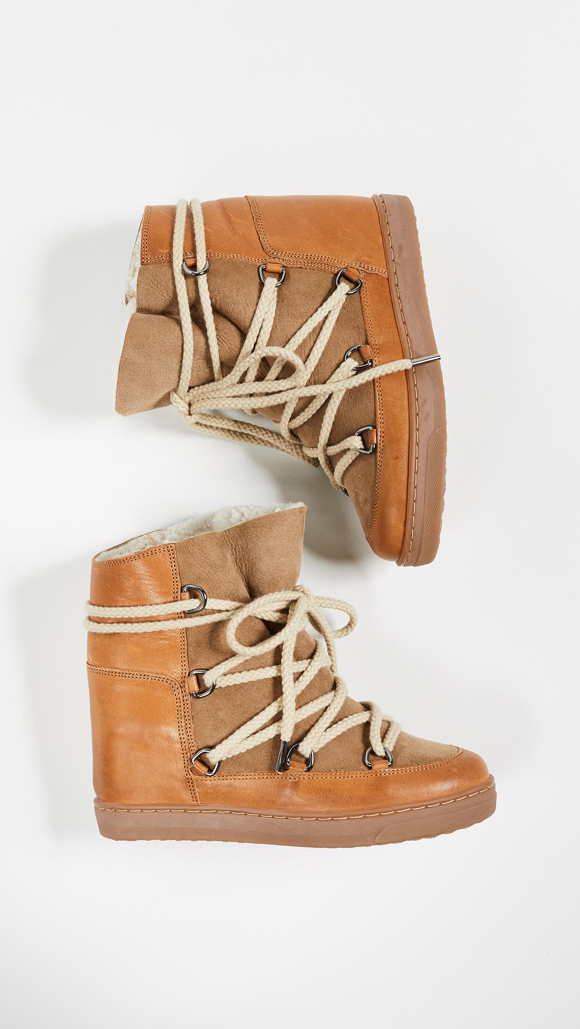 Isabel Marant Leather Nowles Boots - Lyst