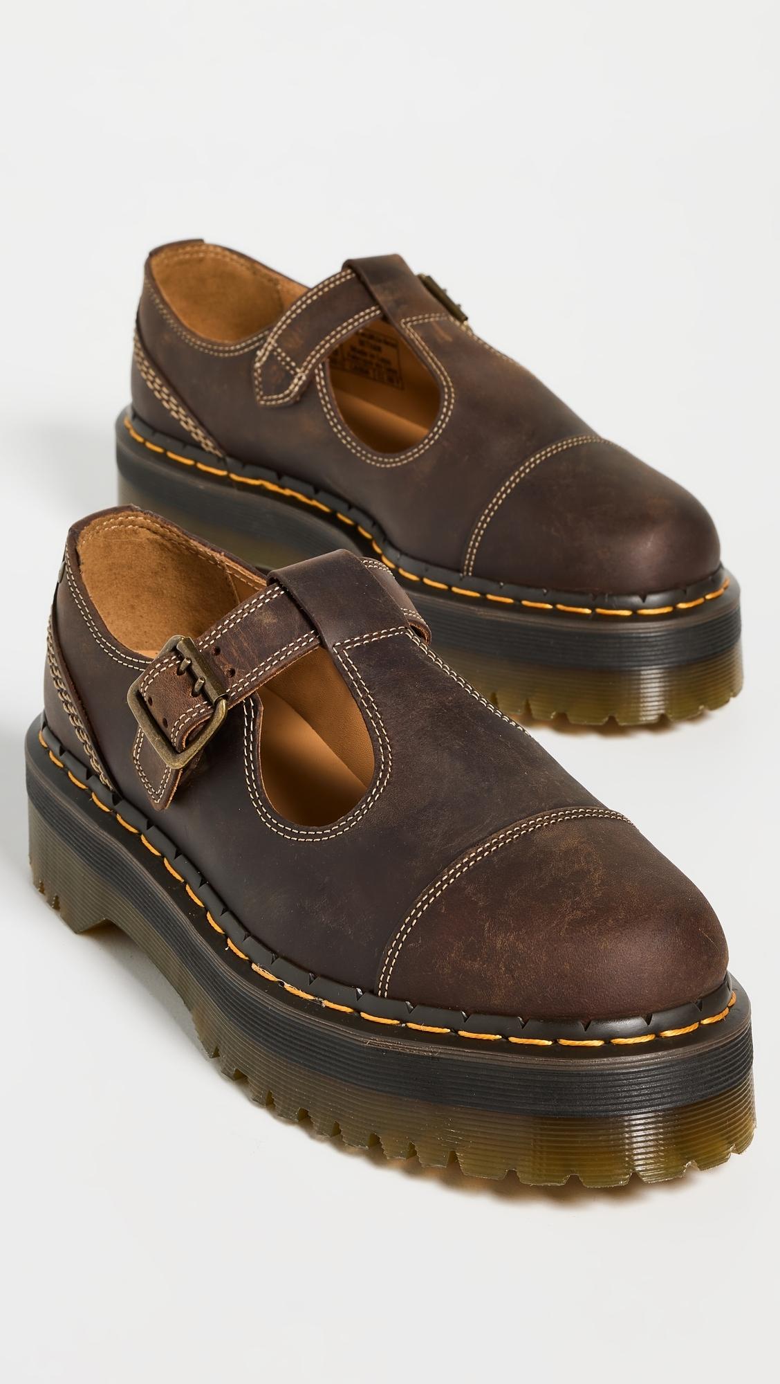 Dr. Martens Bethan Mary Jan Oxfords in Brown | Lyst