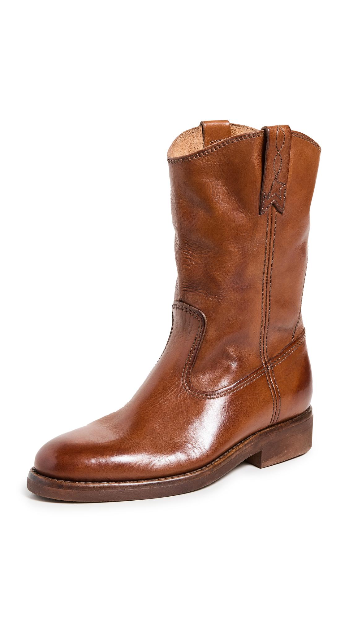 Golden Goose Biker Boots in Brown | Lyst
