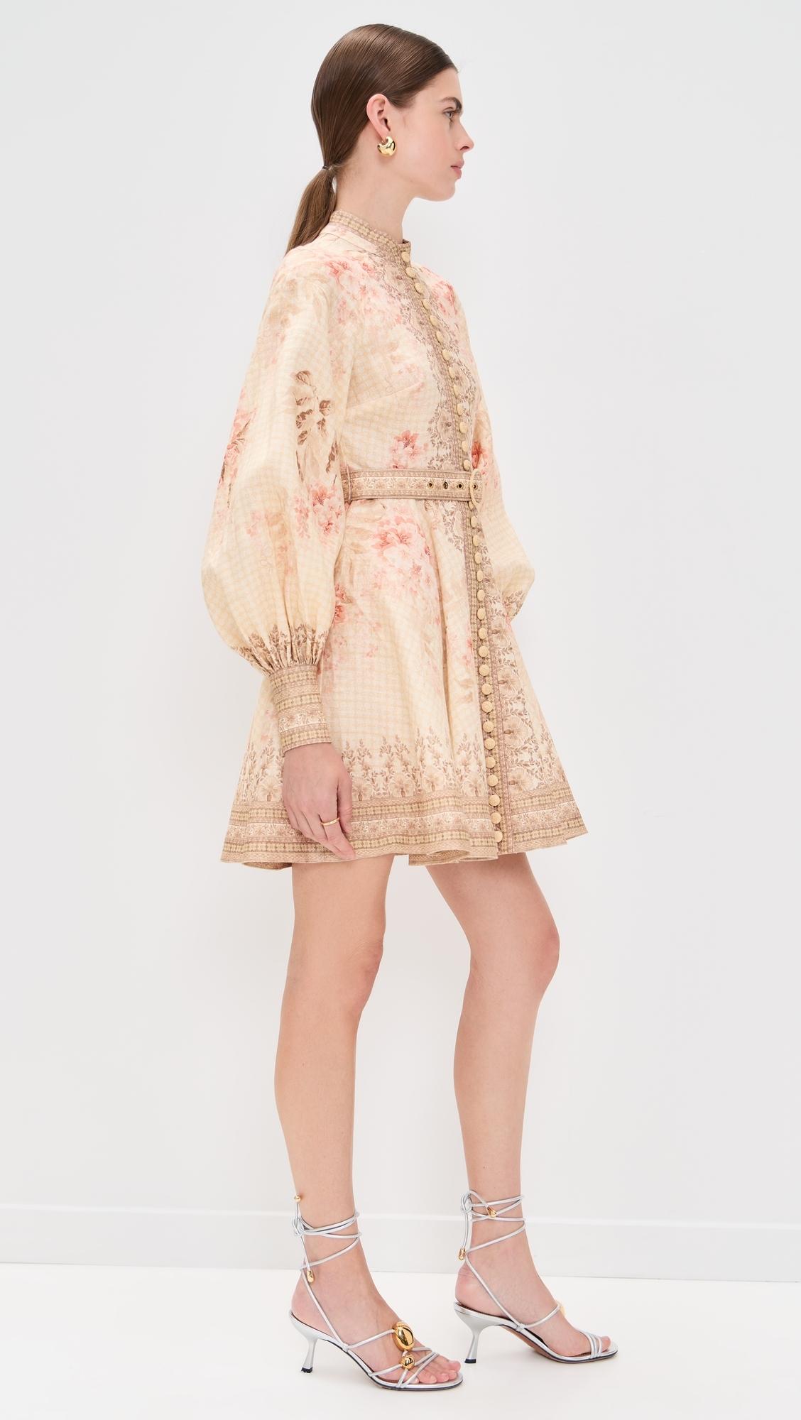 illuminate buttoned mini dress Zimmermann Dress Illuminate Buttoned Mini