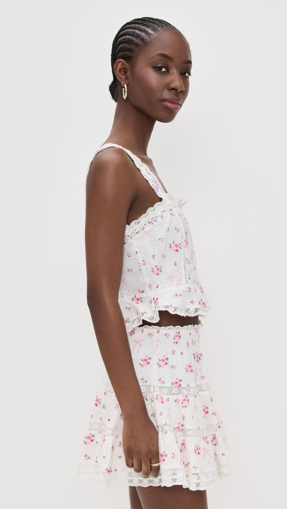 LoveShackFancy Vietta Cami | Lyst