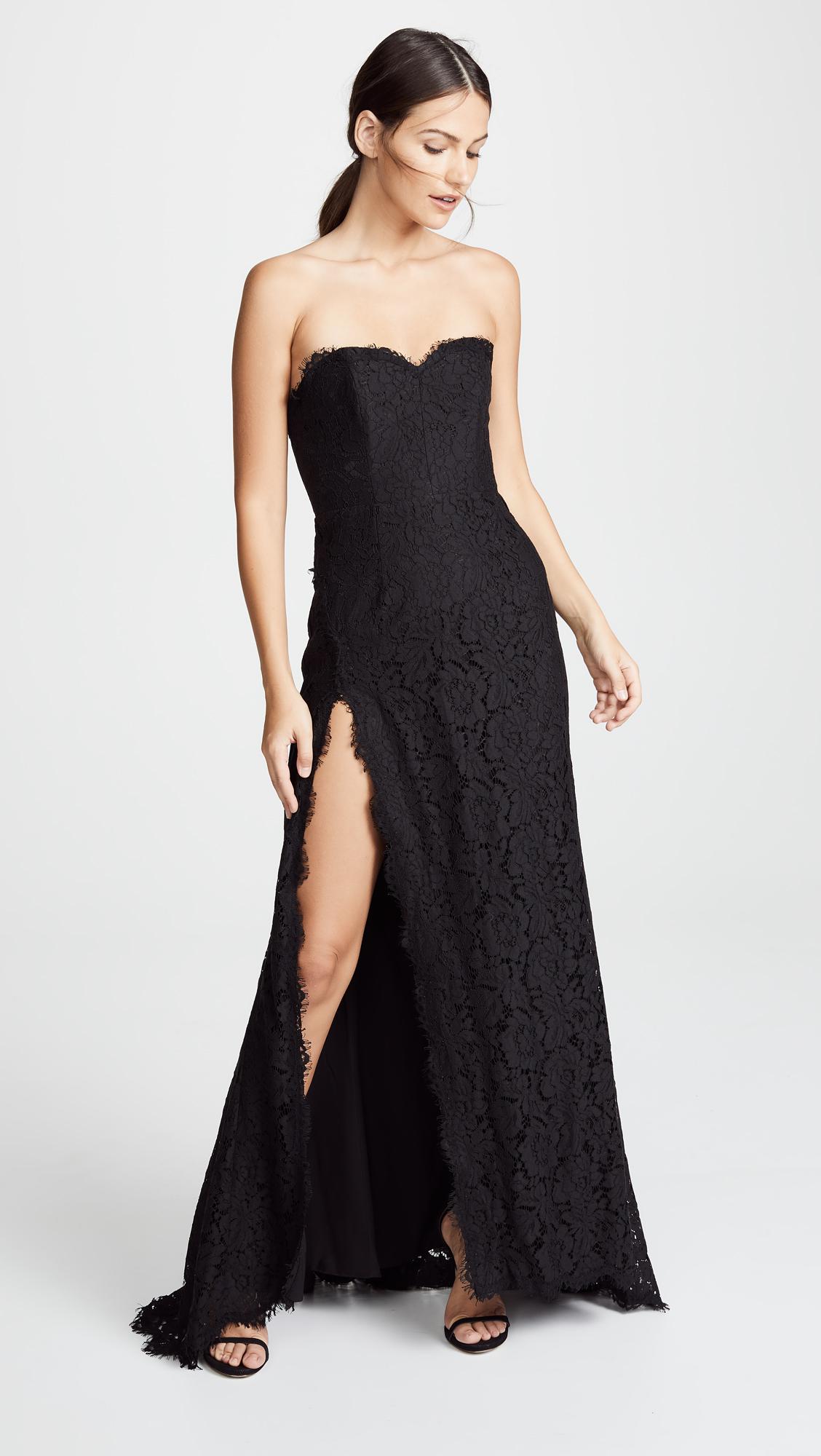fame and partners black dress