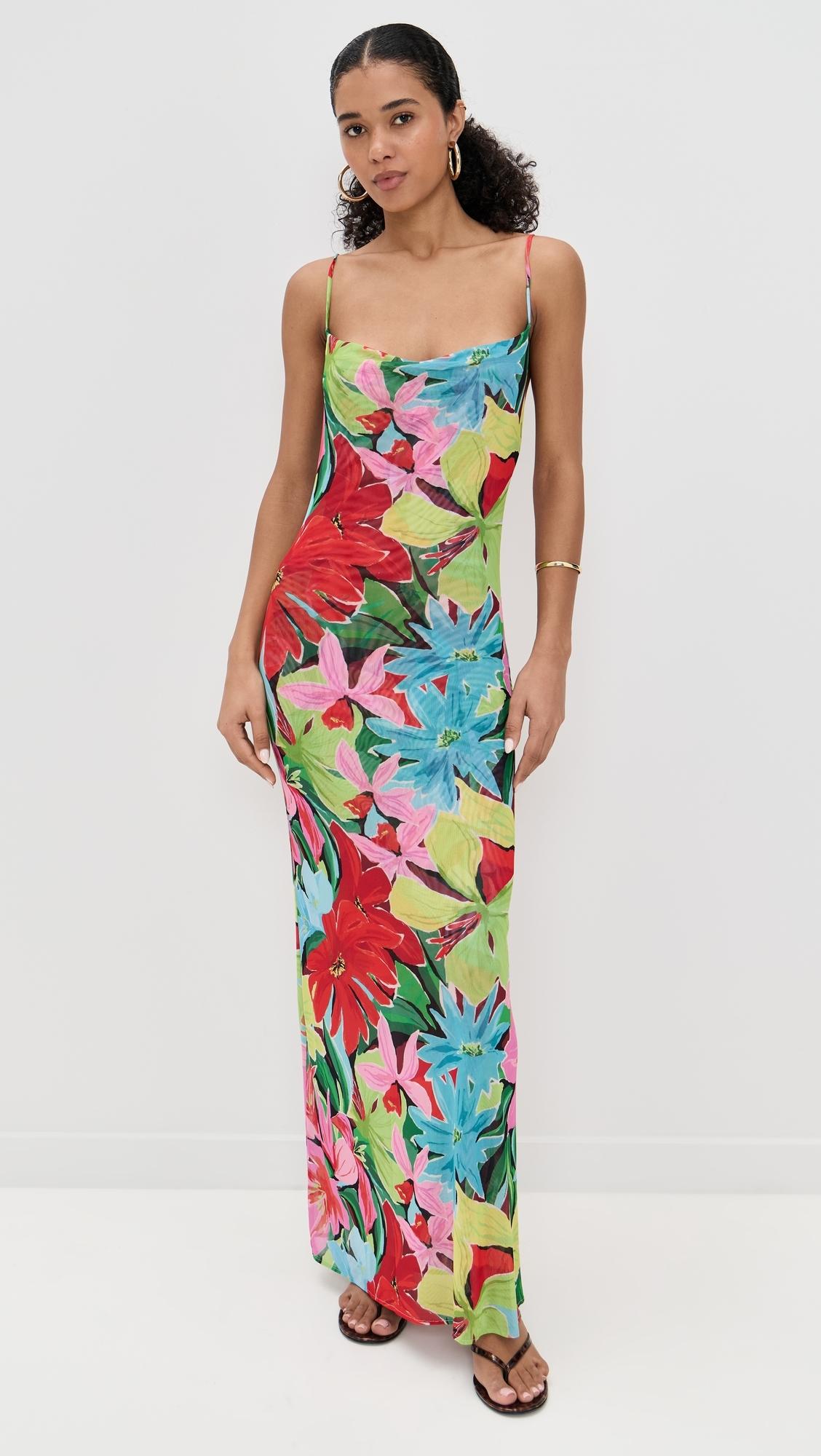 chinese dress ladies RESA Women's Lyon Maxi Dress, Balthazar, XS at Amazon Women's Clothing store